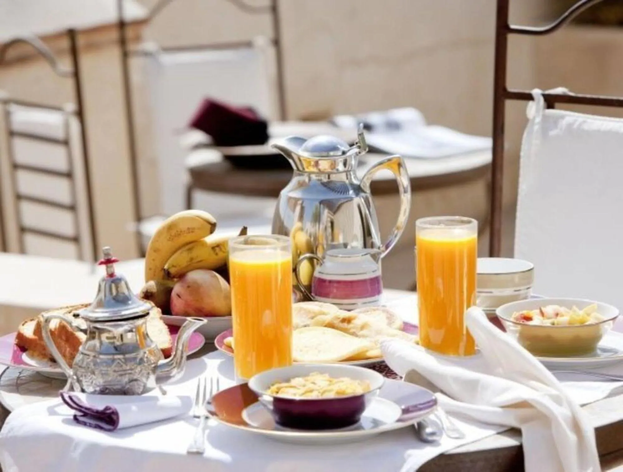 Breakfast in Riad Ushuaia - Centre Marrakech