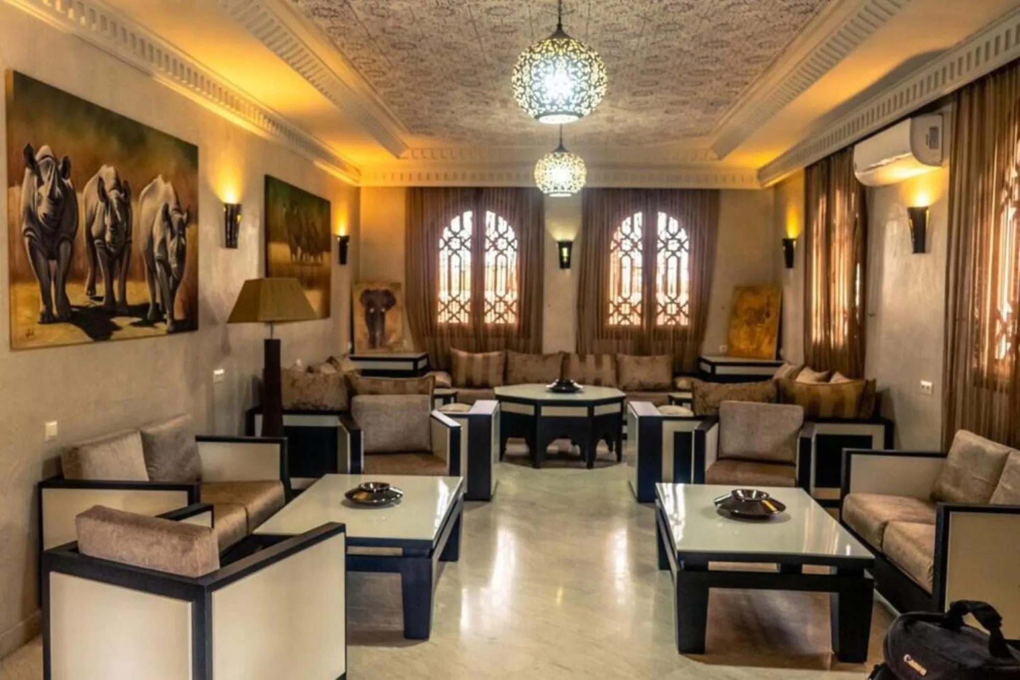 Living room in Riad Ushuaia - Centre Marrakech