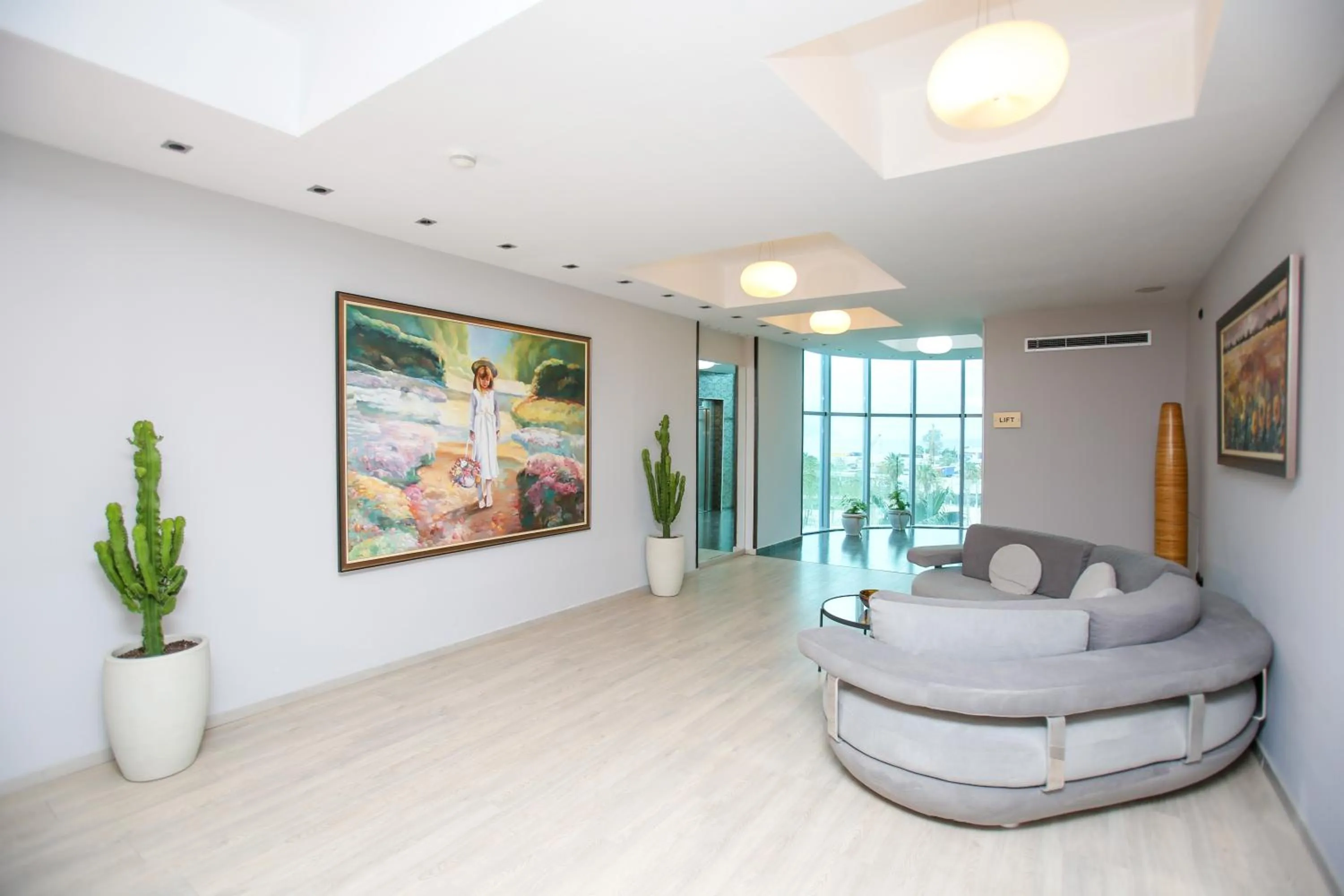 Seating area in Hotel Vlora International