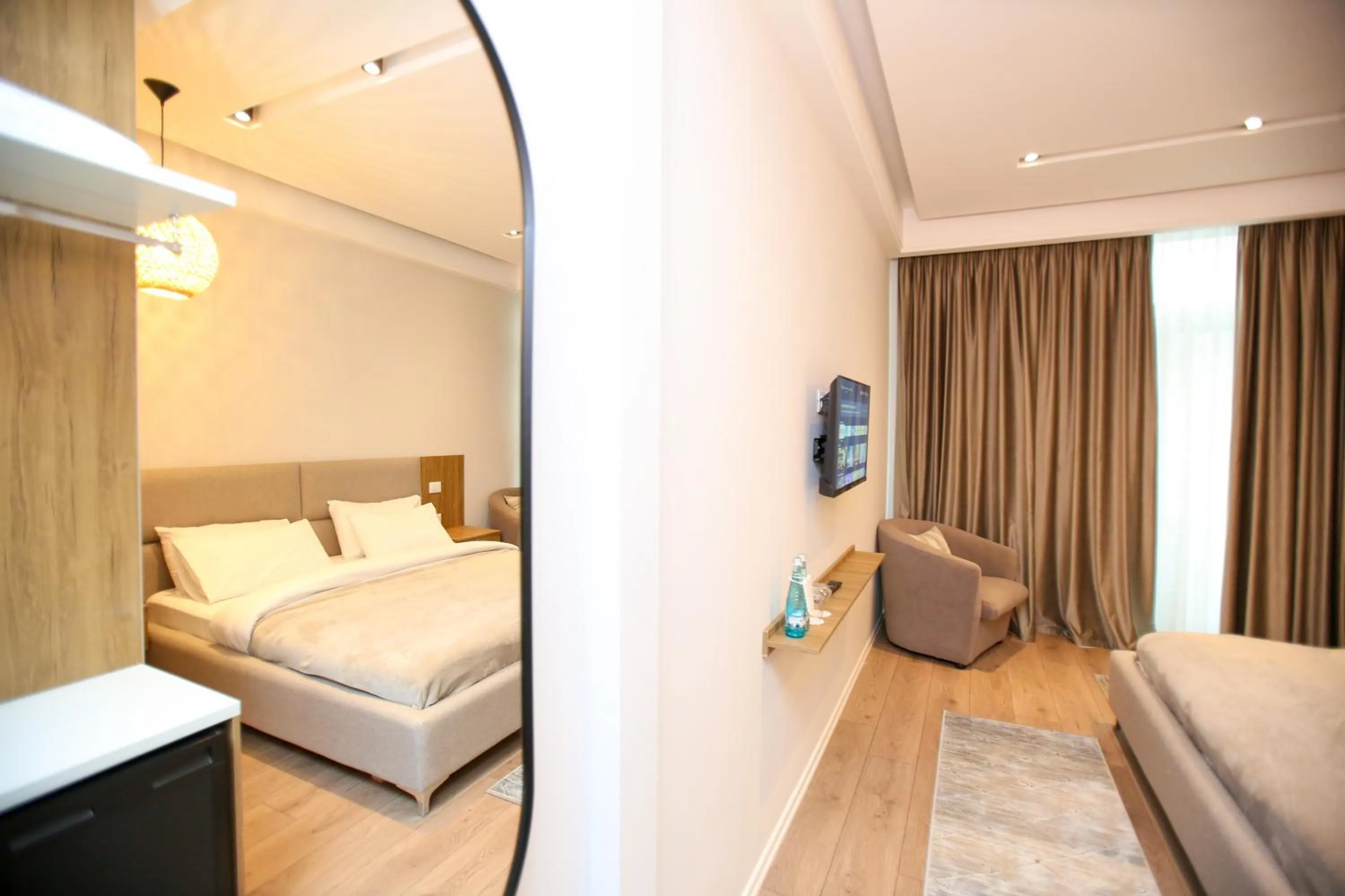 Bed in Hotel Vlora International