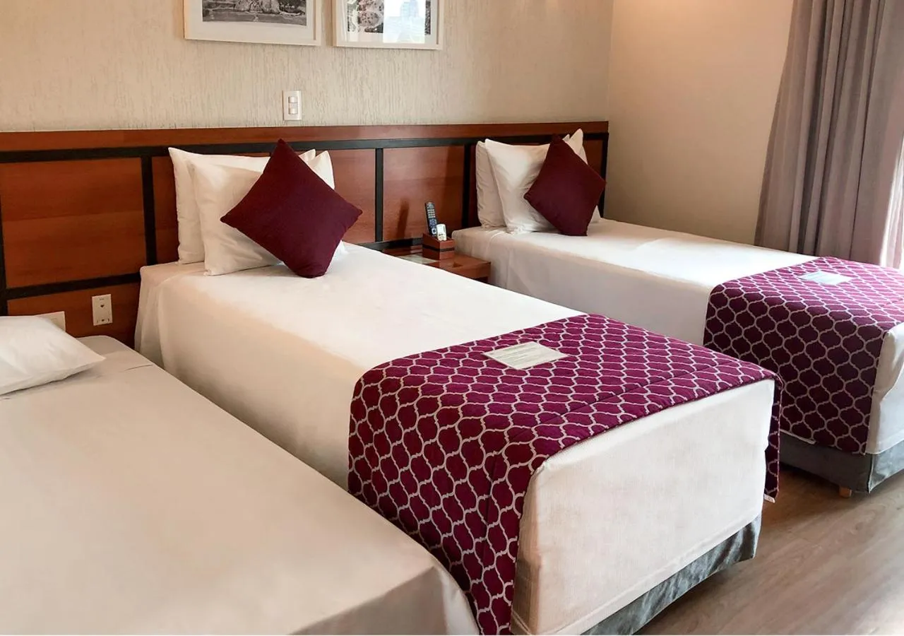 Bedroom, Bed in Leques Brasil Hotel Escola