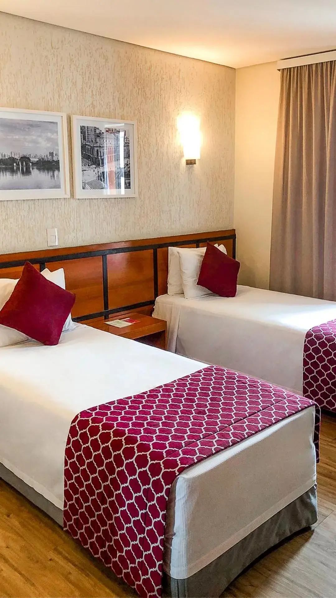 Twin Room - single occupancy in Leques Brasil Hotel Escola Twin Room - single occupancy in Leques Brasil Hotel Escola