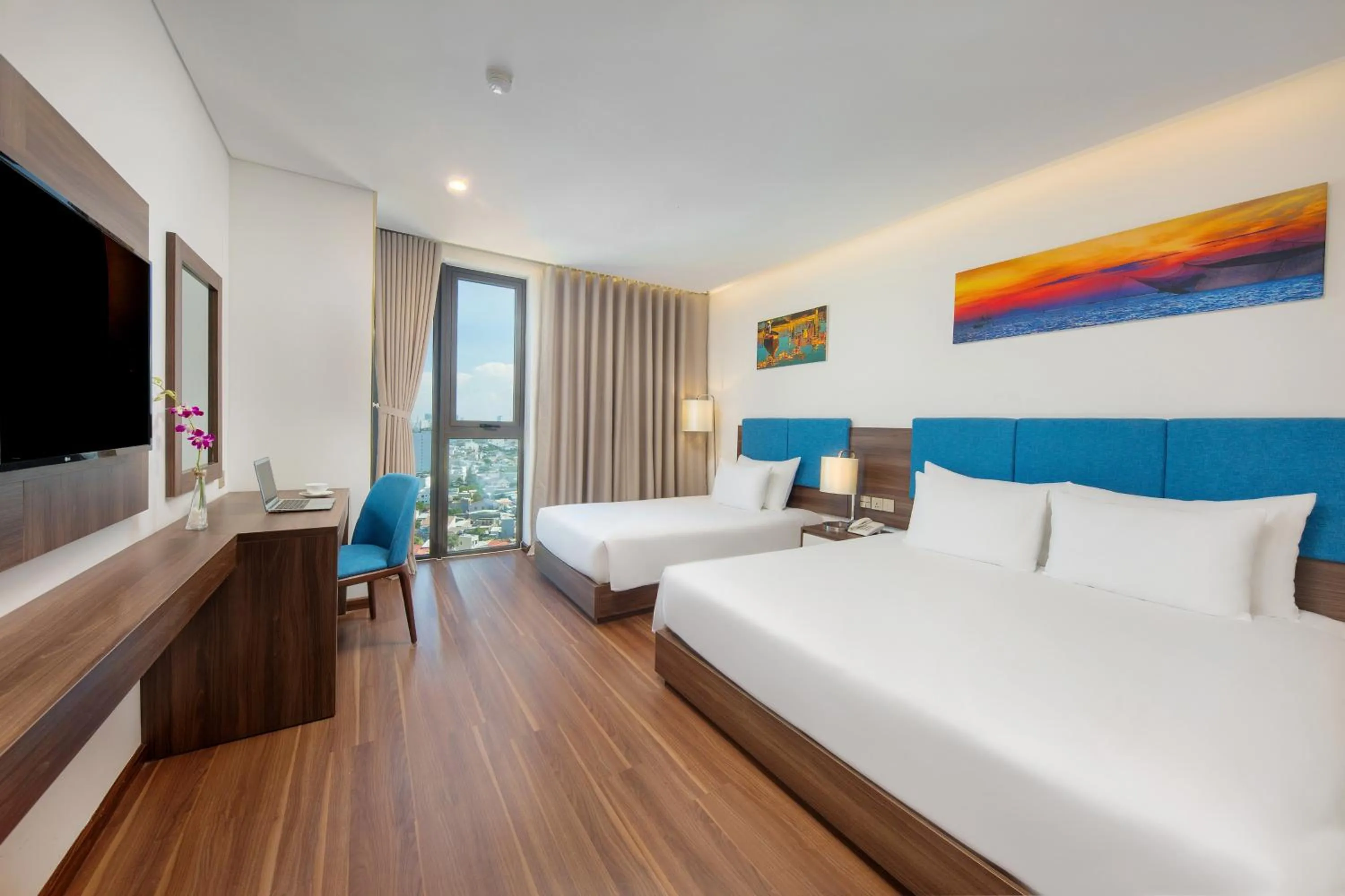 Photo of the whole room, Bed in Grand Gold Hotel