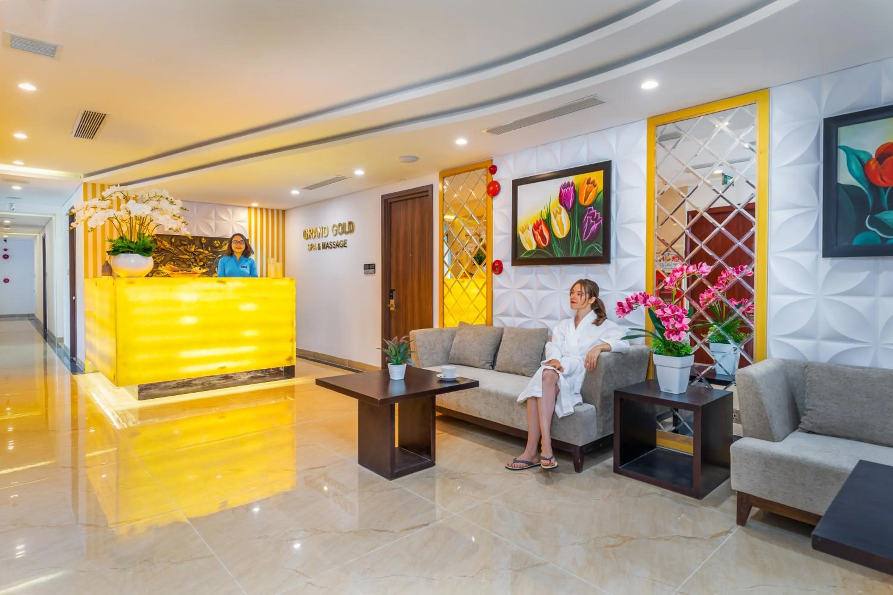 Lobby or reception in Grand Gold Hotel