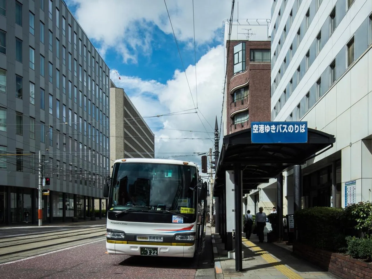Facade/entrance in Nagasaki Bus Terminal Hotel