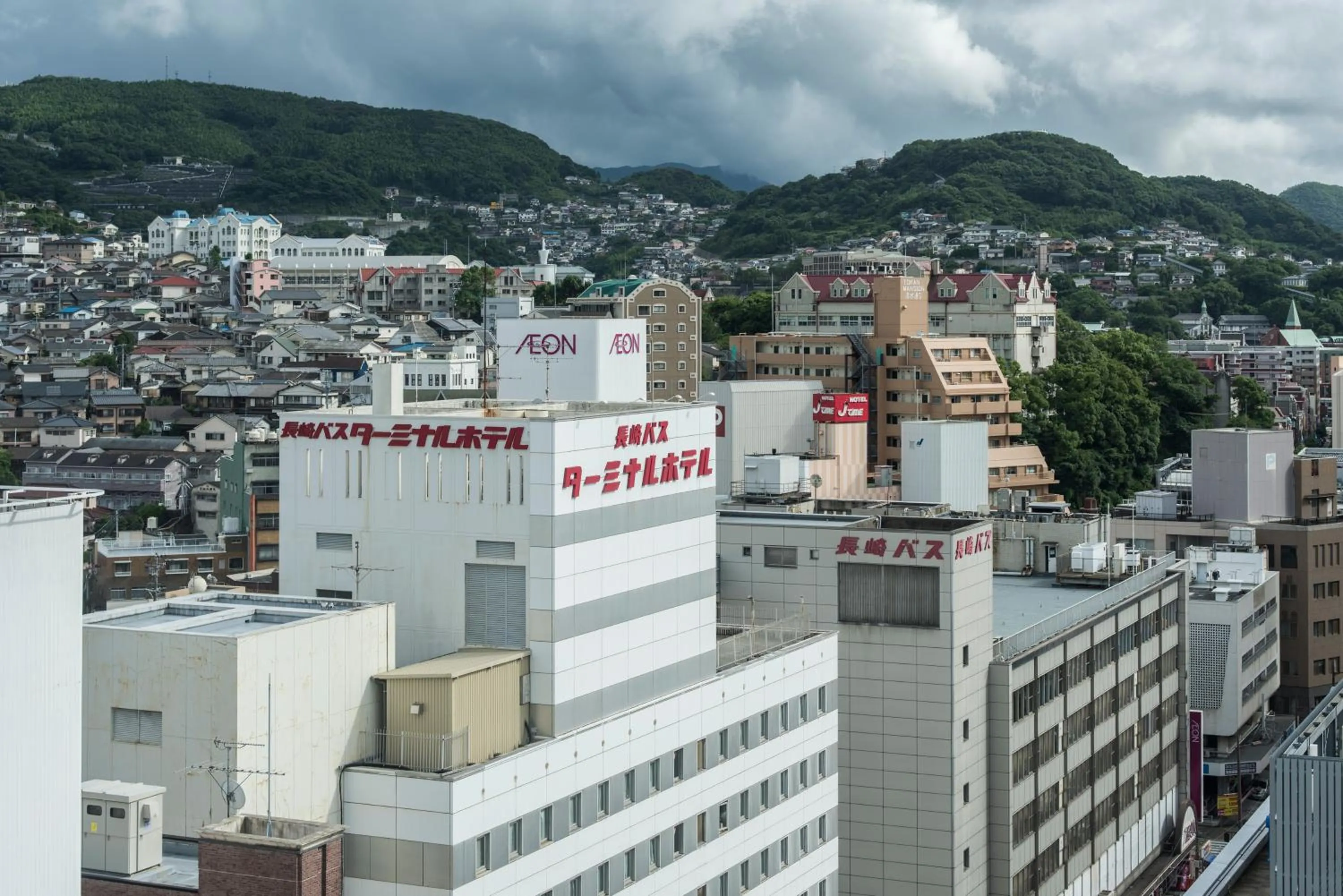 Property building in Nagasaki Bus Terminal Hotel