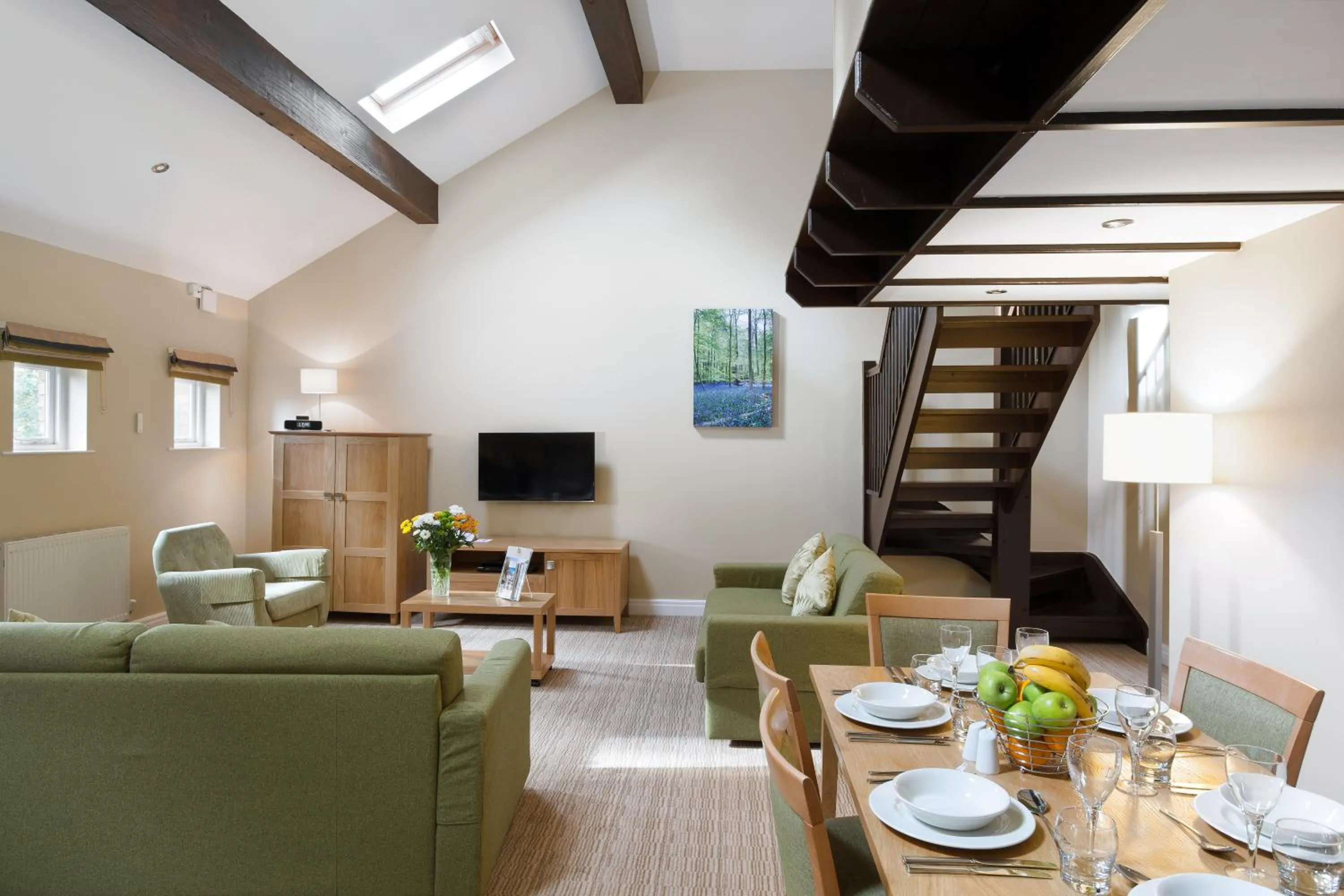 Living room in Thurnham Hall Resort