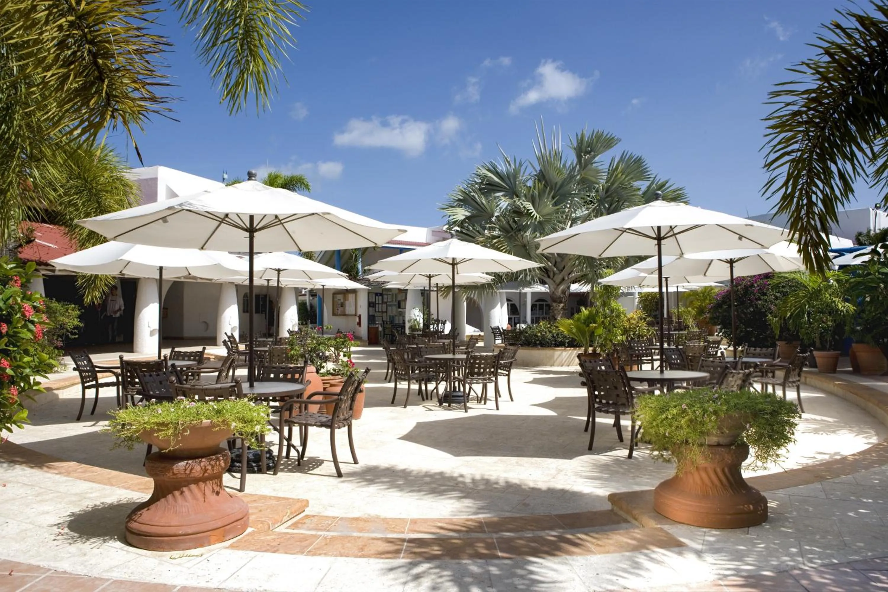 Patio in Jolly Beach Antigua - All Inclusive
