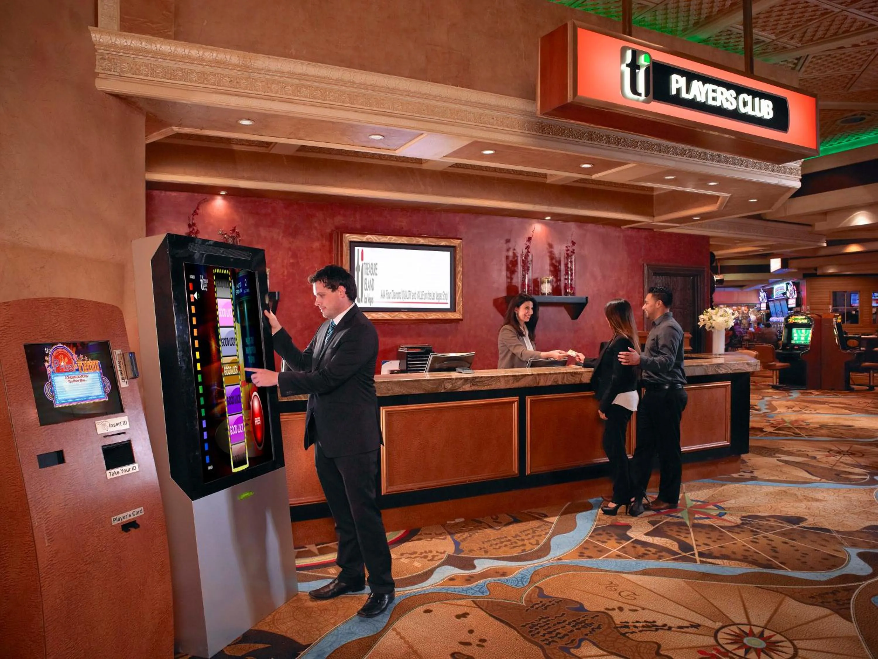 People in Treasure Island - TI Las Vegas Hotel & Casino