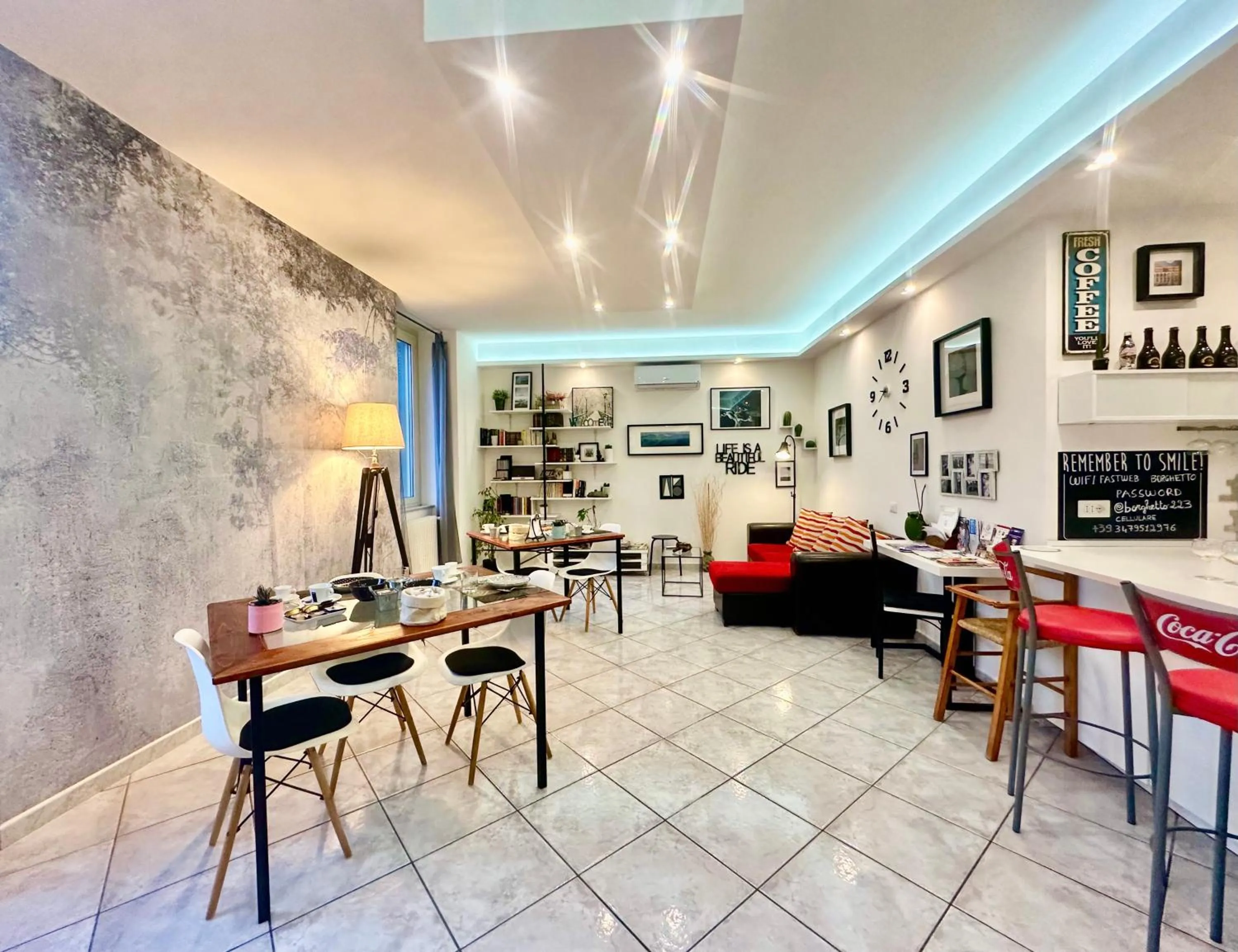 Seating area in Il BorGhetto Guest House