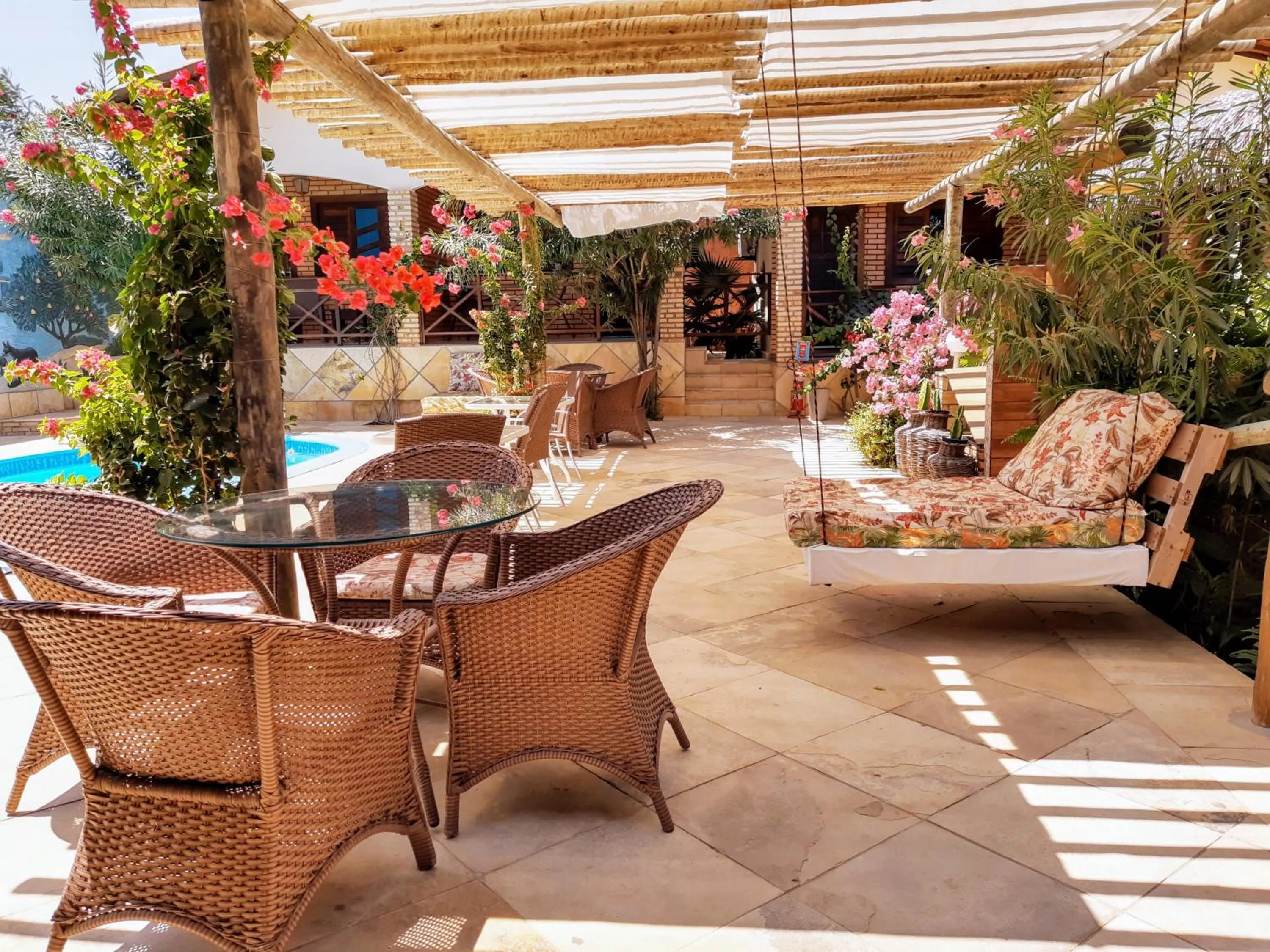 Pool view in Jardim dos Orixás