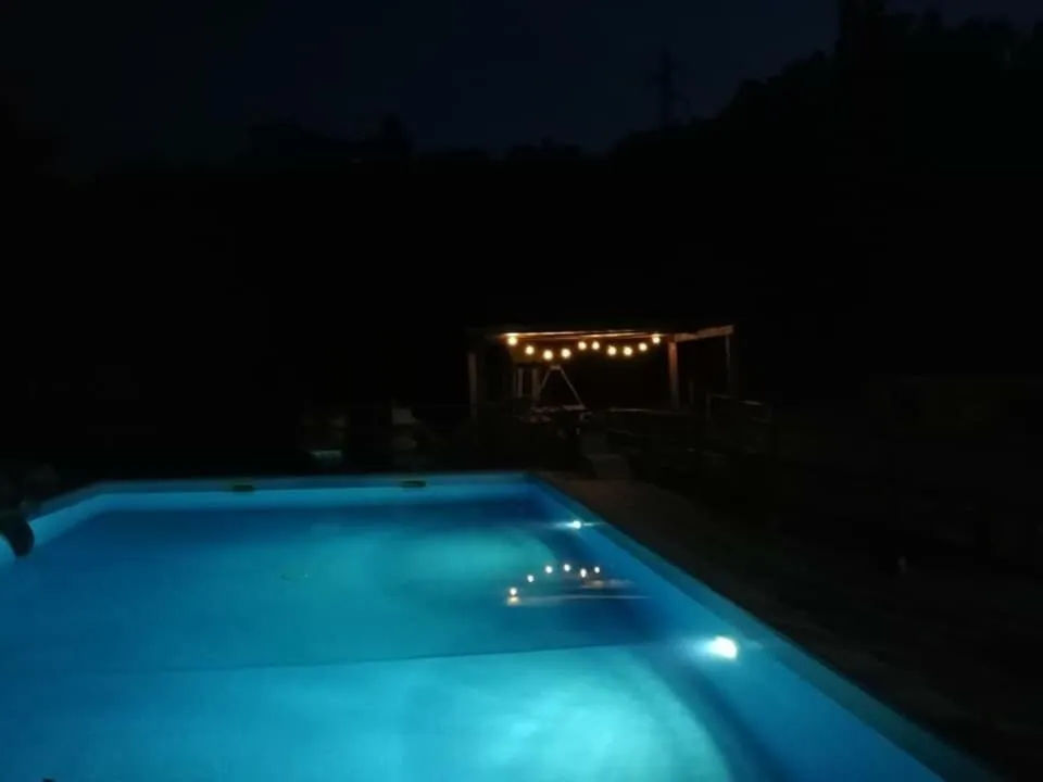 Pool view in B&b Il Rustico