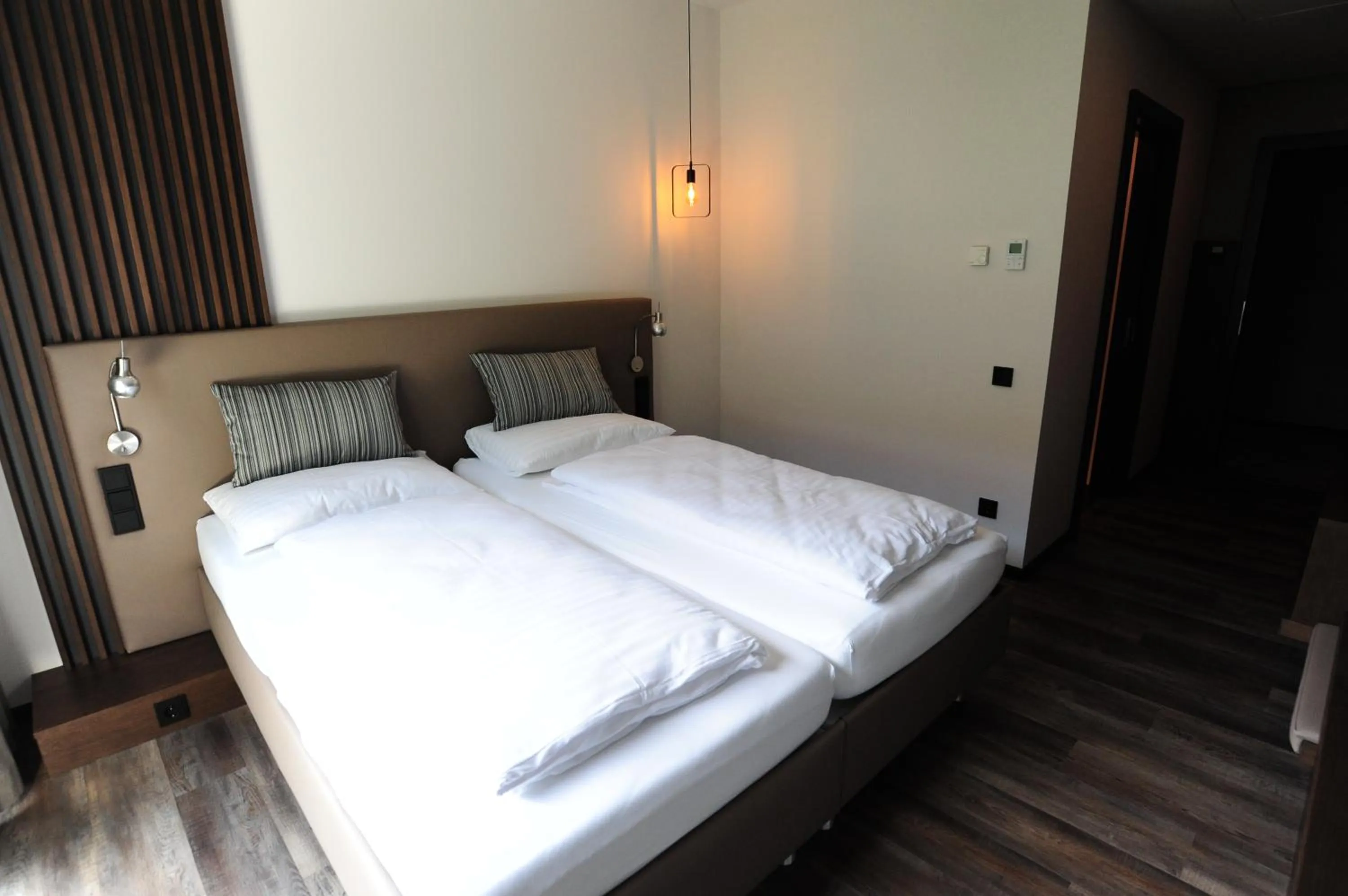 Bed in Hotel Donauhof Mauthausen