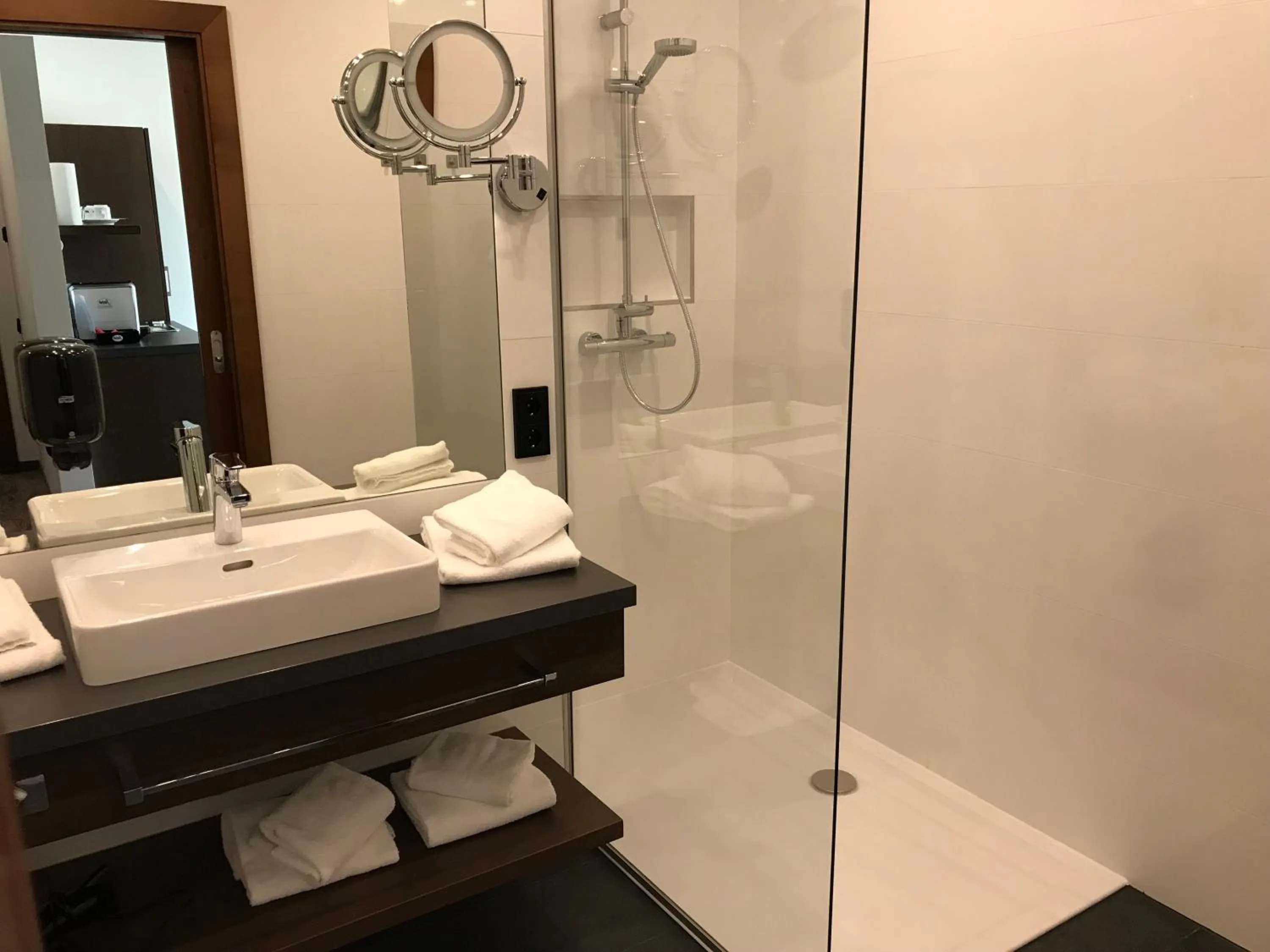 Shower in Hotel Donauhof Mauthausen