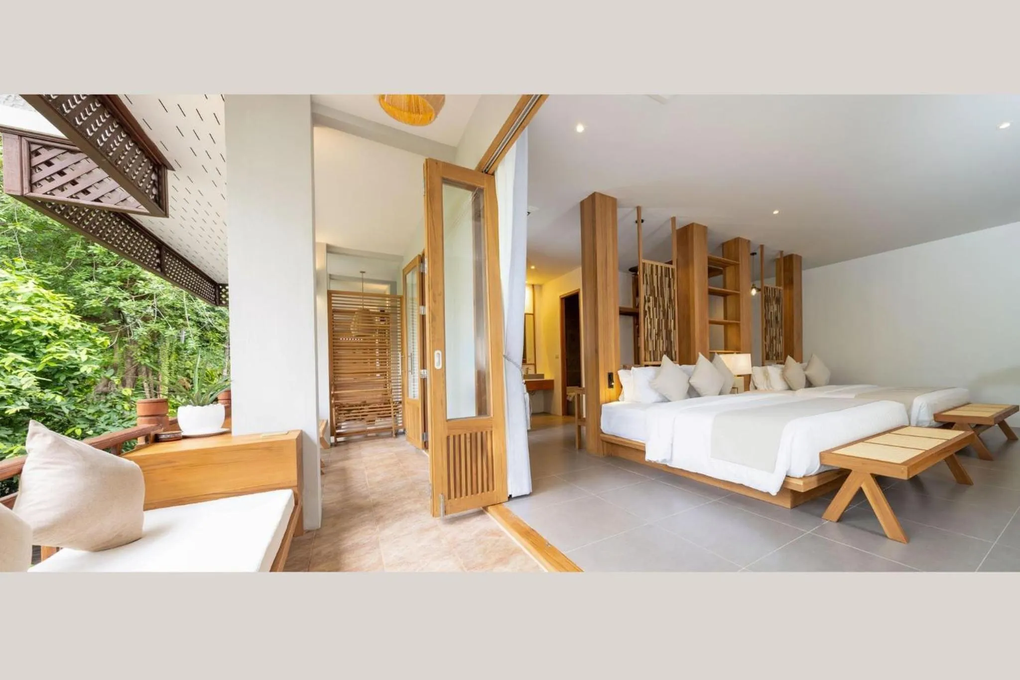 Living room in Ban's Diving Resort