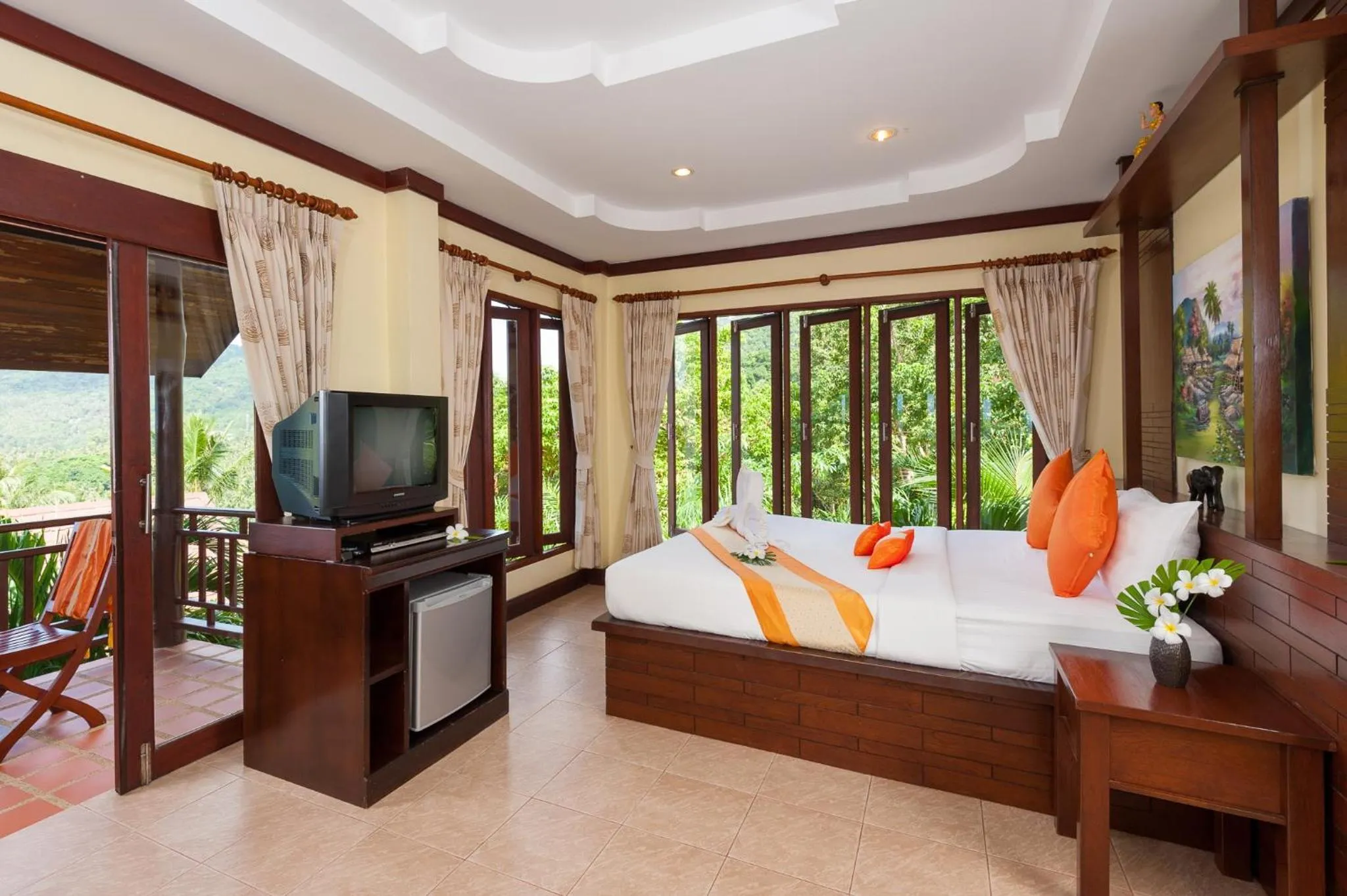 Bedroom, Bed in Ban's Diving Resort