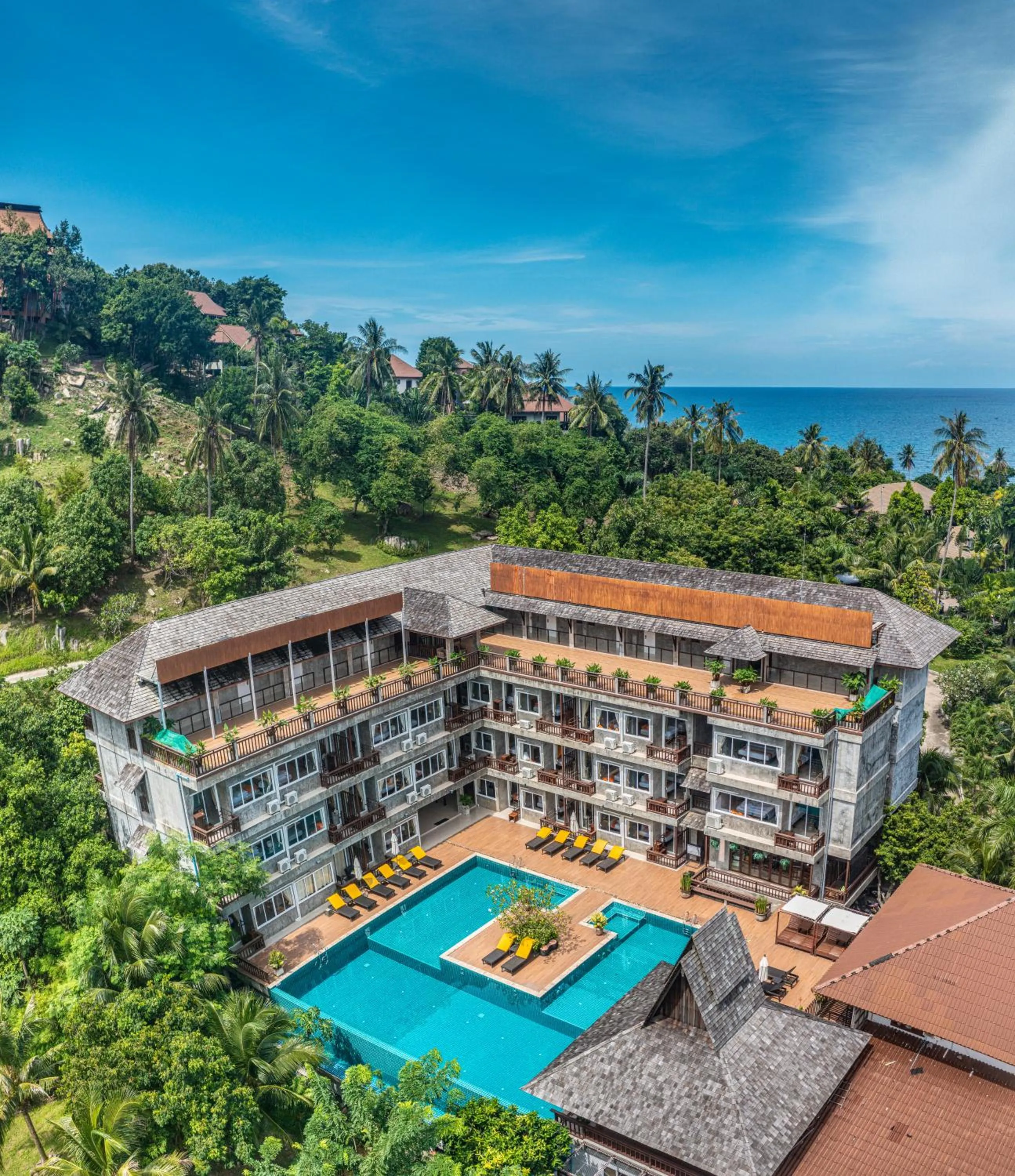 Property building in Ban's Diving Resort