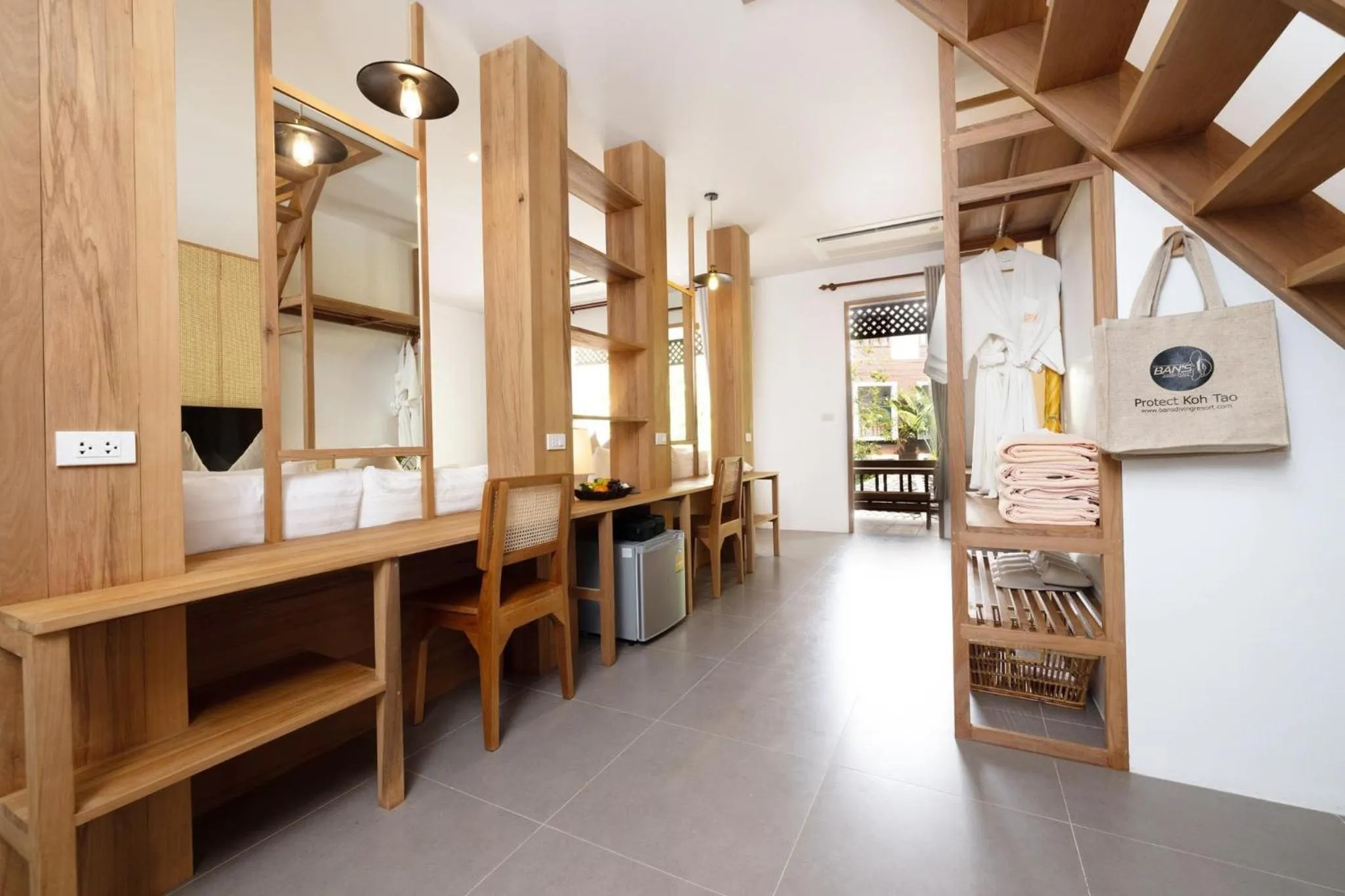 Bedroom in Ban's Diving Resort