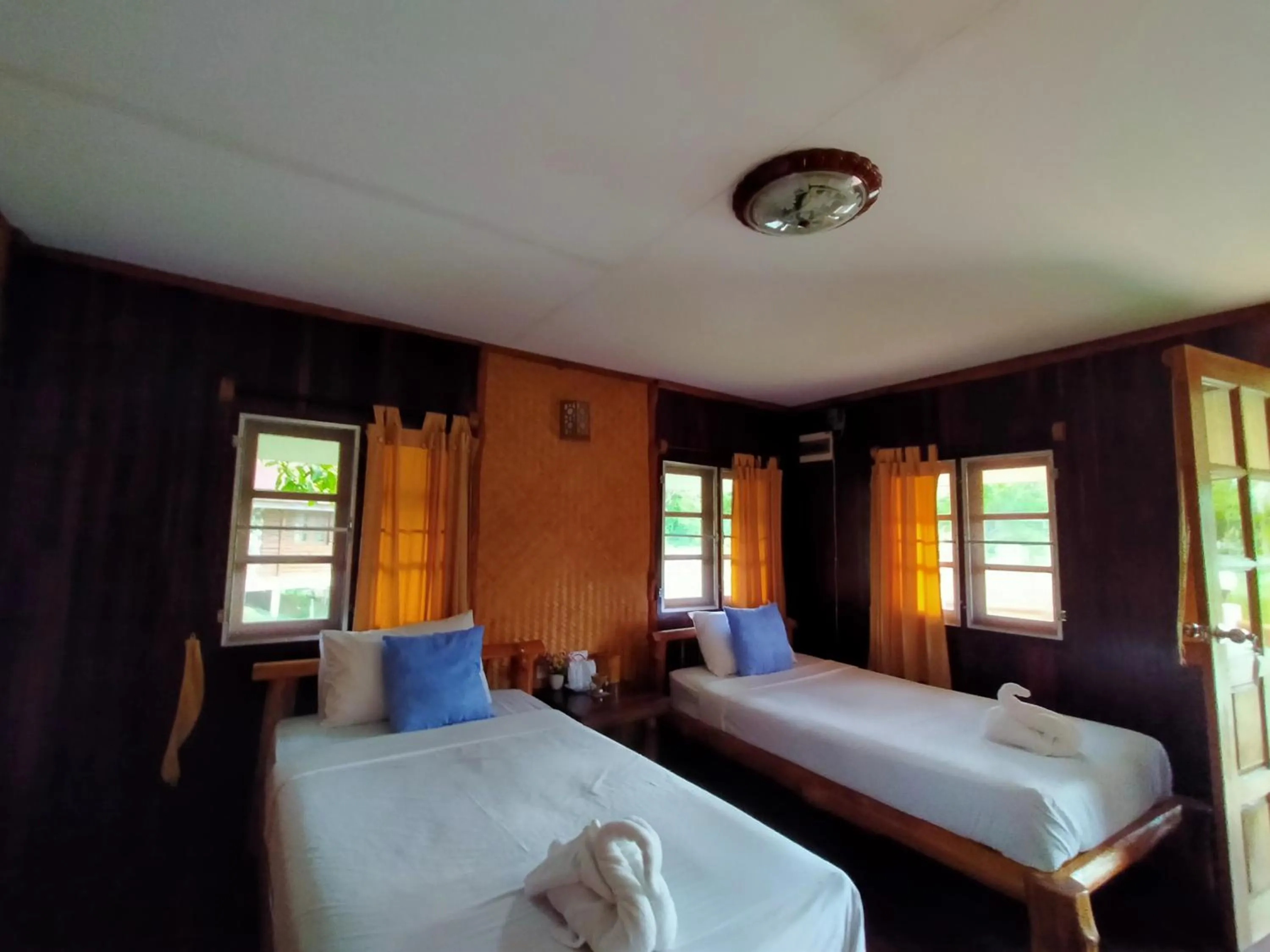 Bed in River Kwai Park & Resort