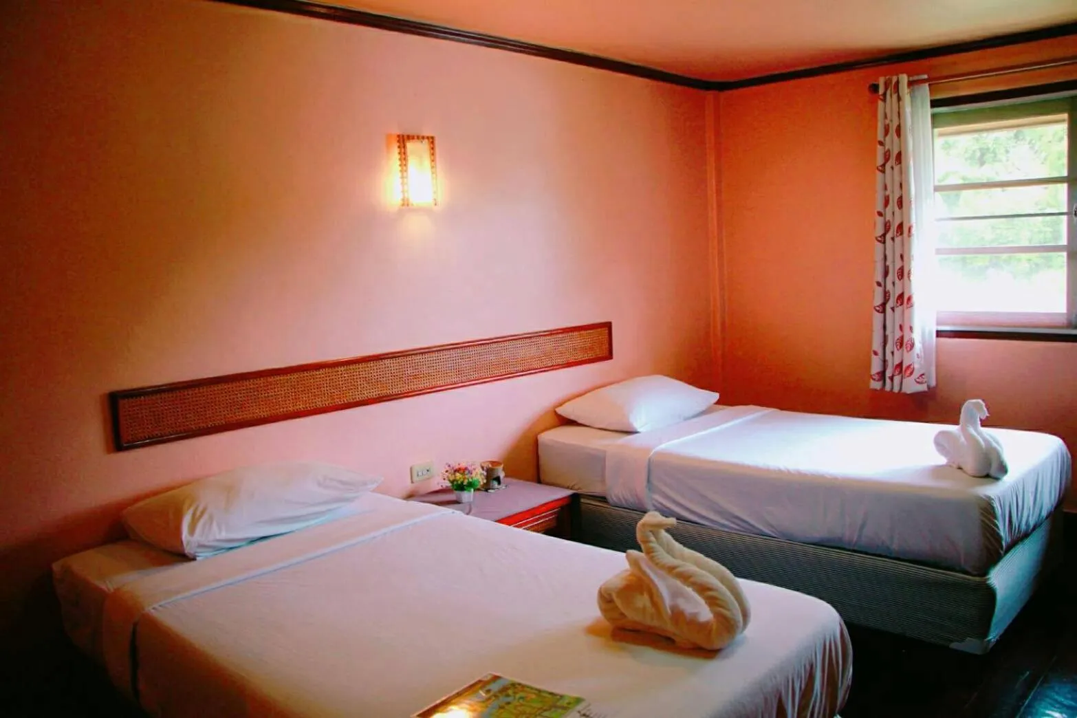 Bed in River Kwai Park & Resort