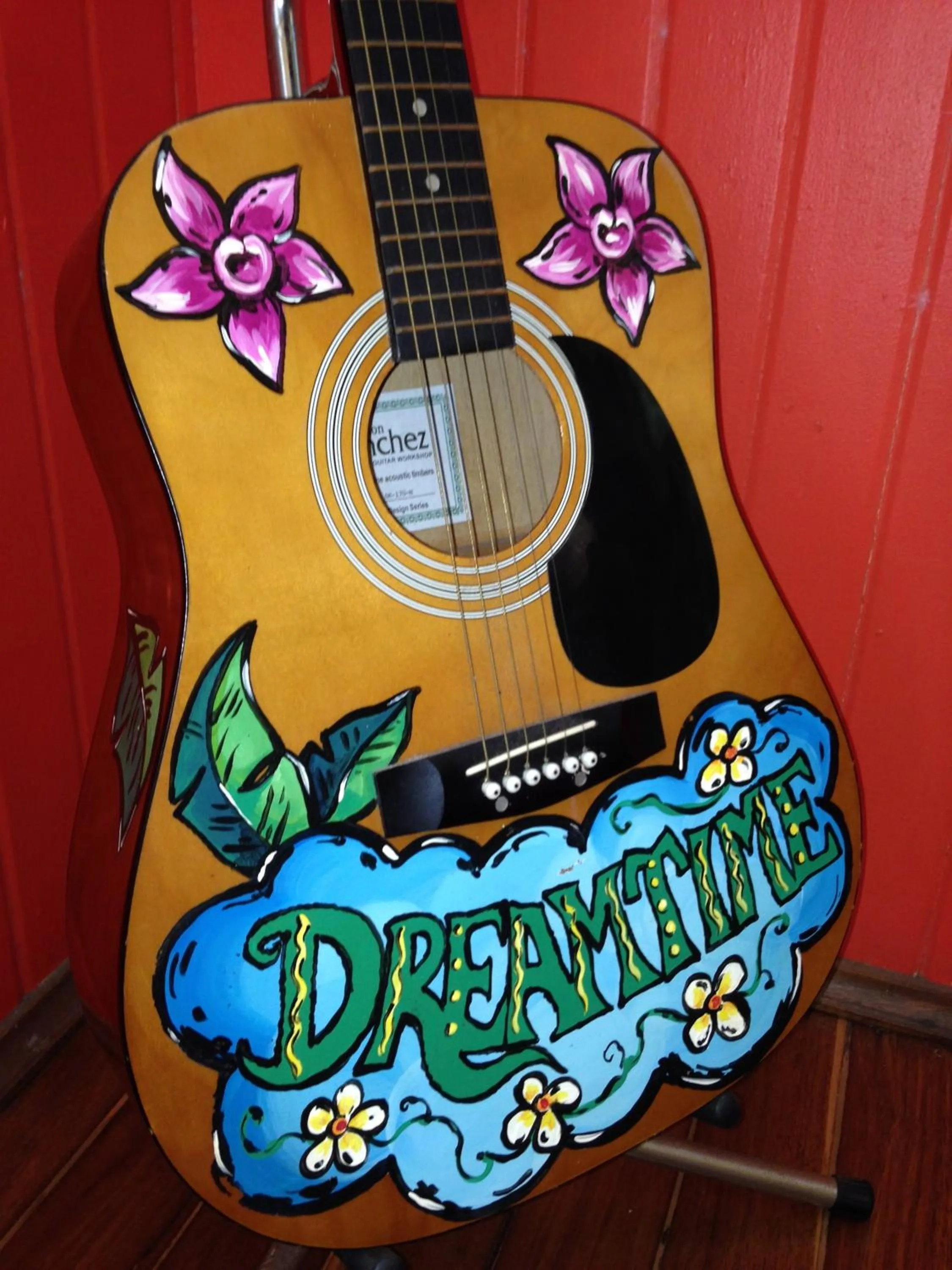 Decorative detail in Dreamtime Hostel