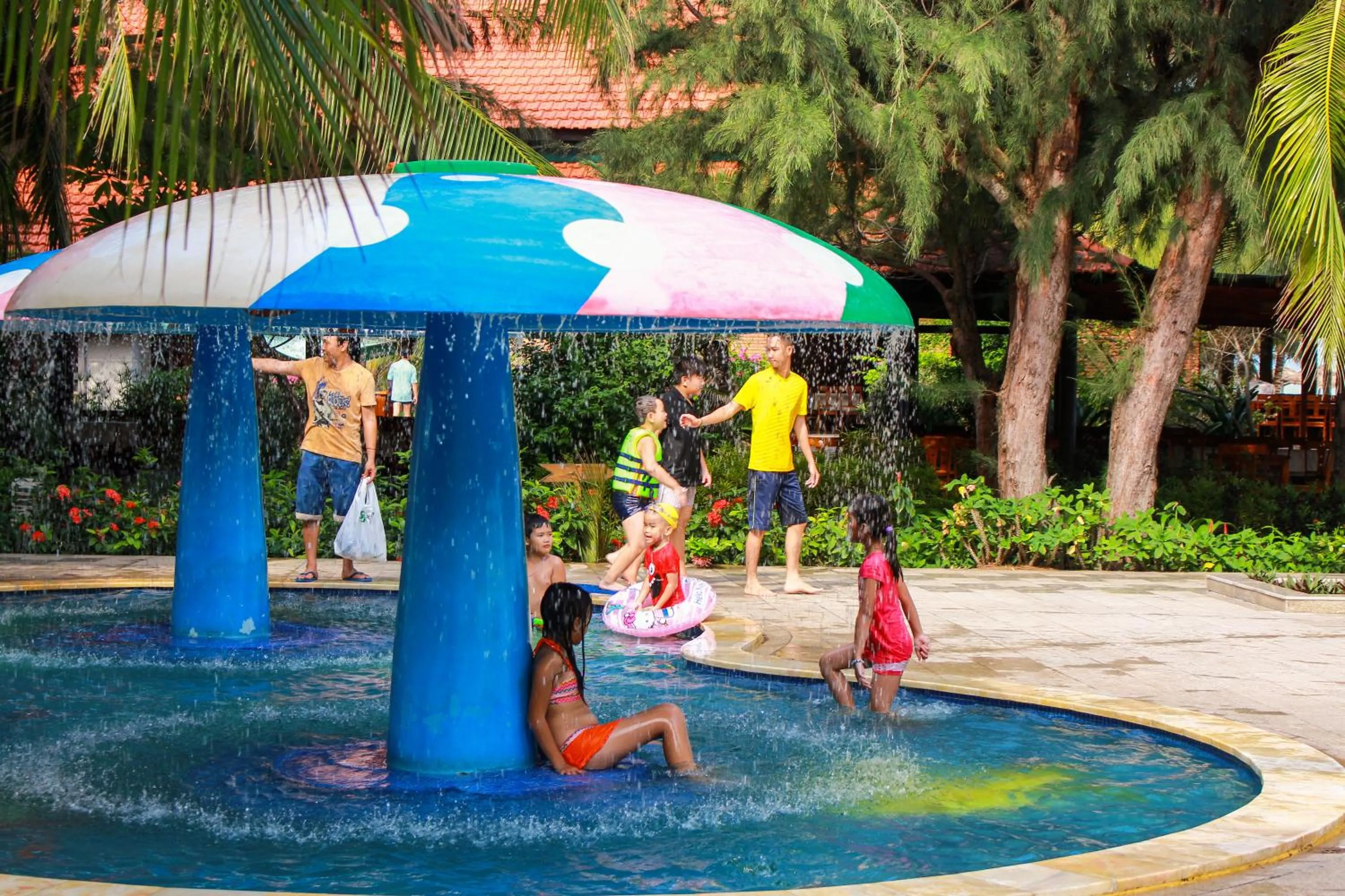 Aqua park in Dat Lanh Beach Resort