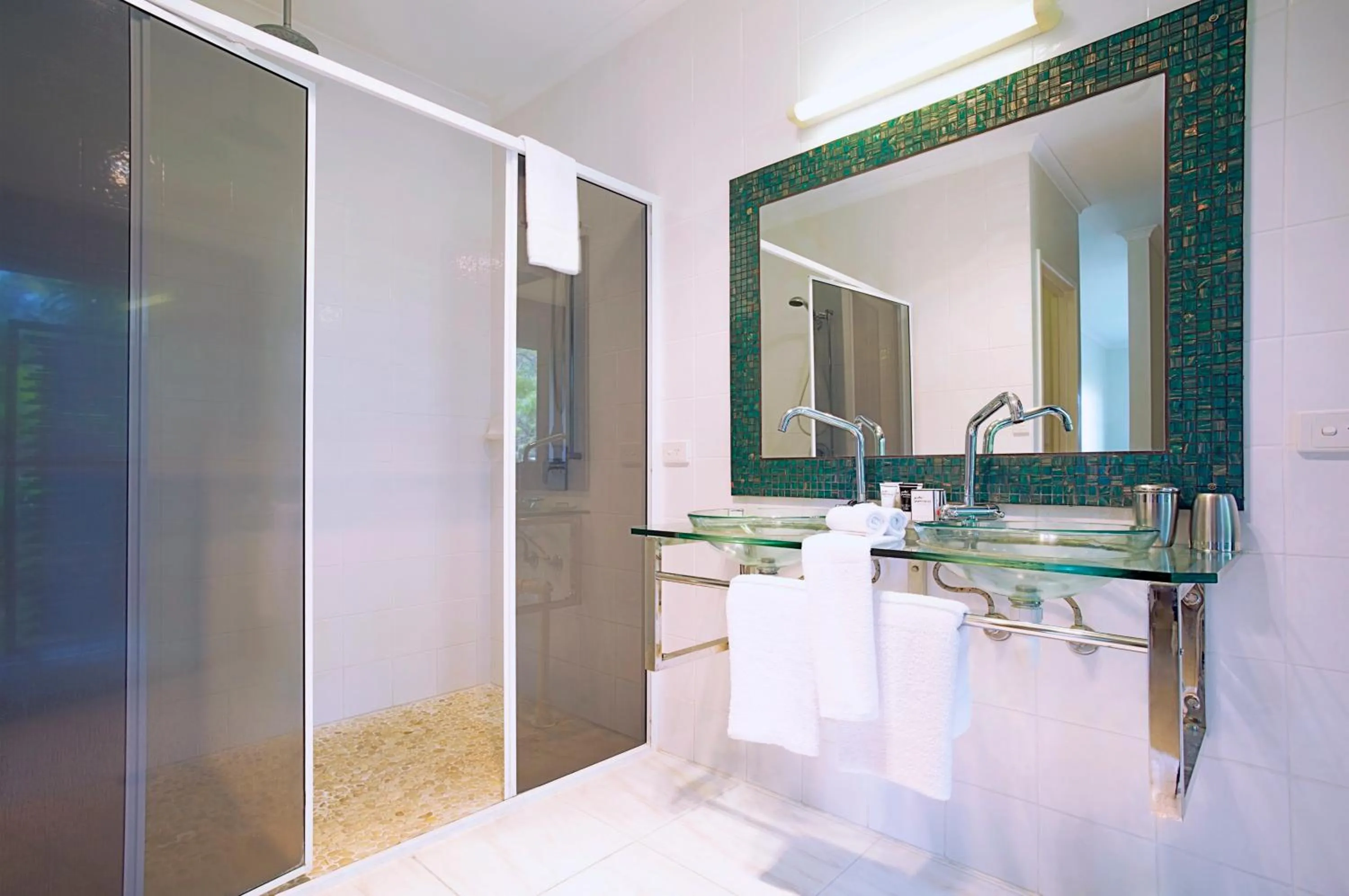 Bathroom in at Waterfront Whitsunday Retreat - Adults Only