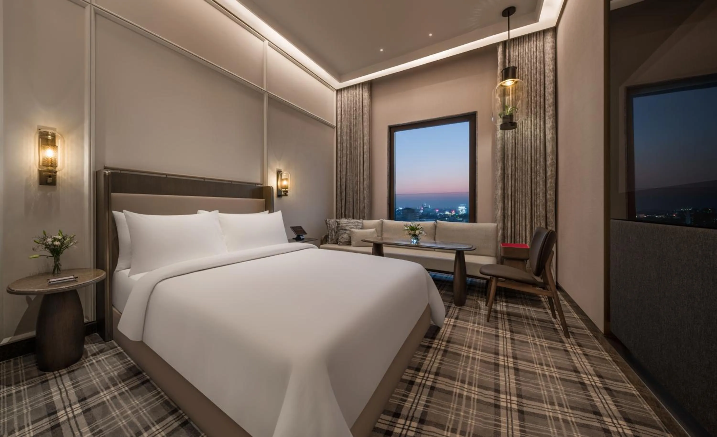 Bedroom, Bed in The Residency Towers