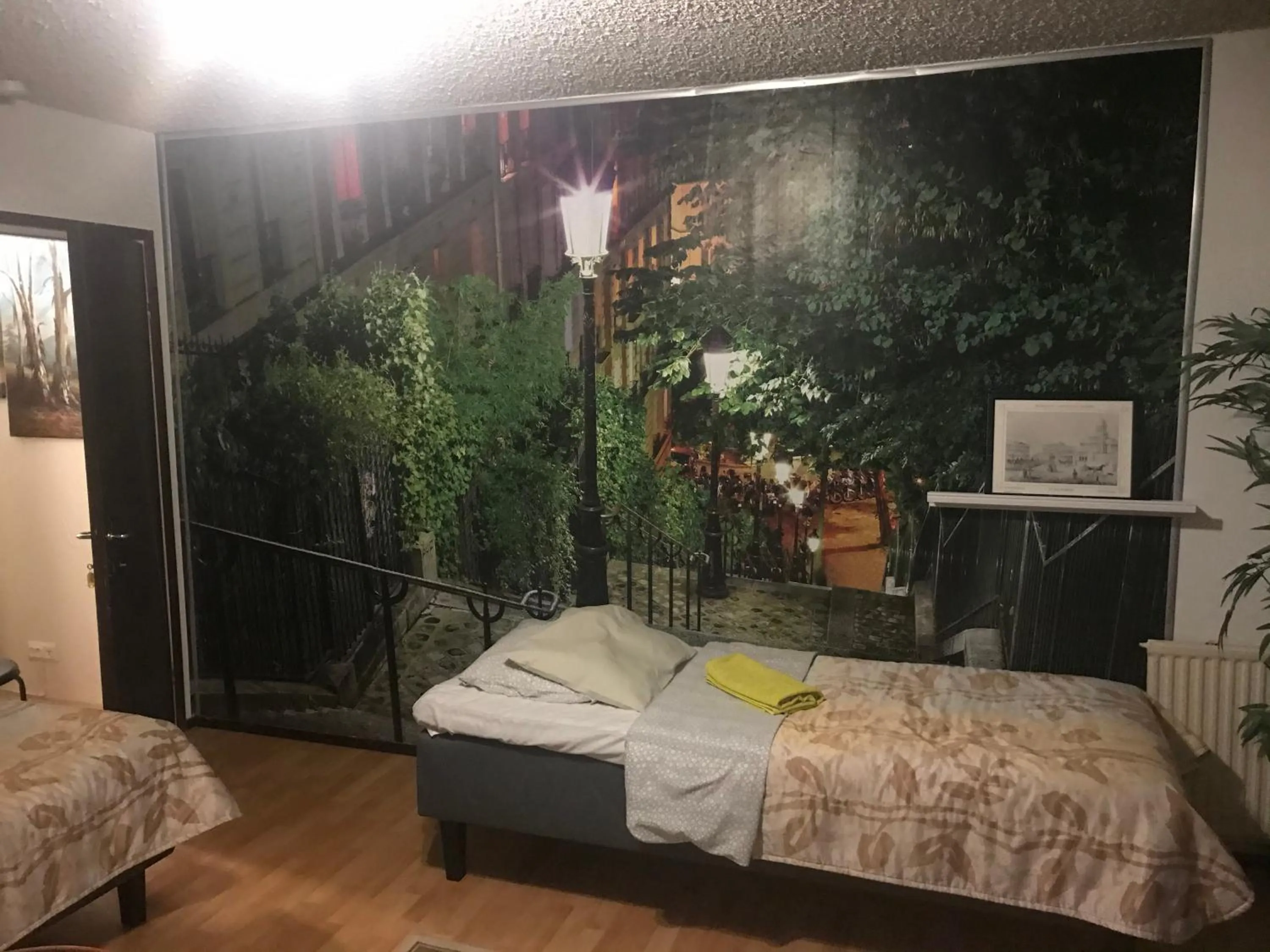 Bed in Hotel Lamminpää