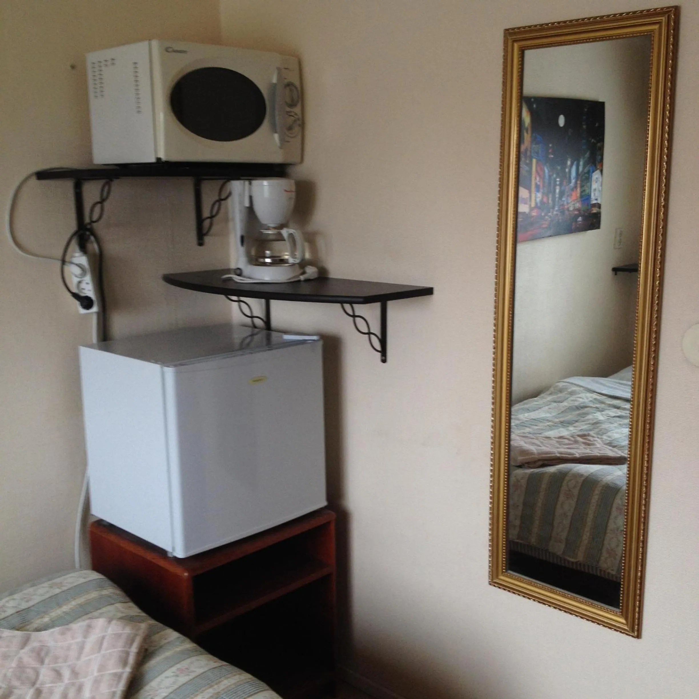 Decorative detail, Bed in Hotel Lamminpää