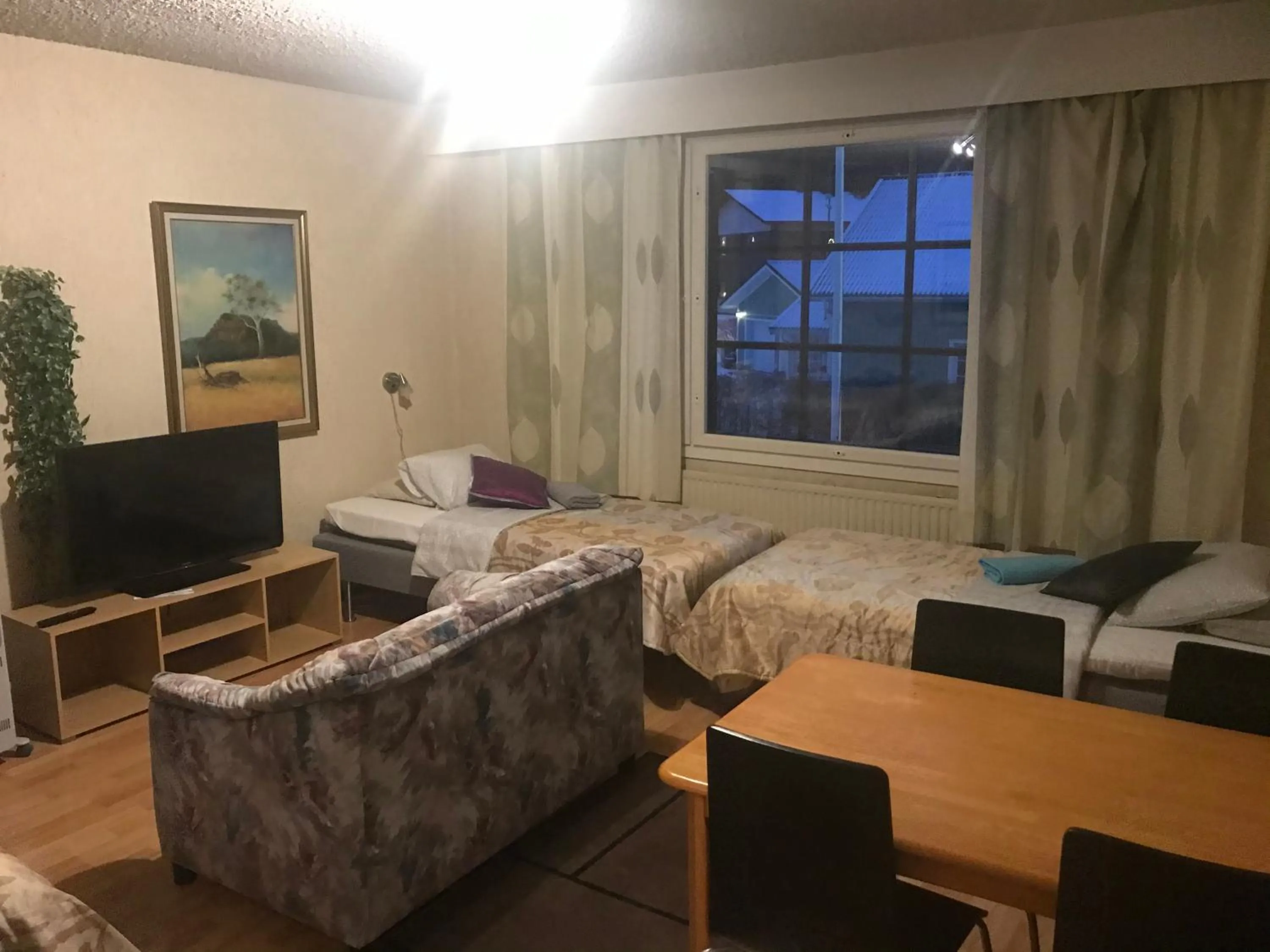 Bed in Hotel Lamminpää