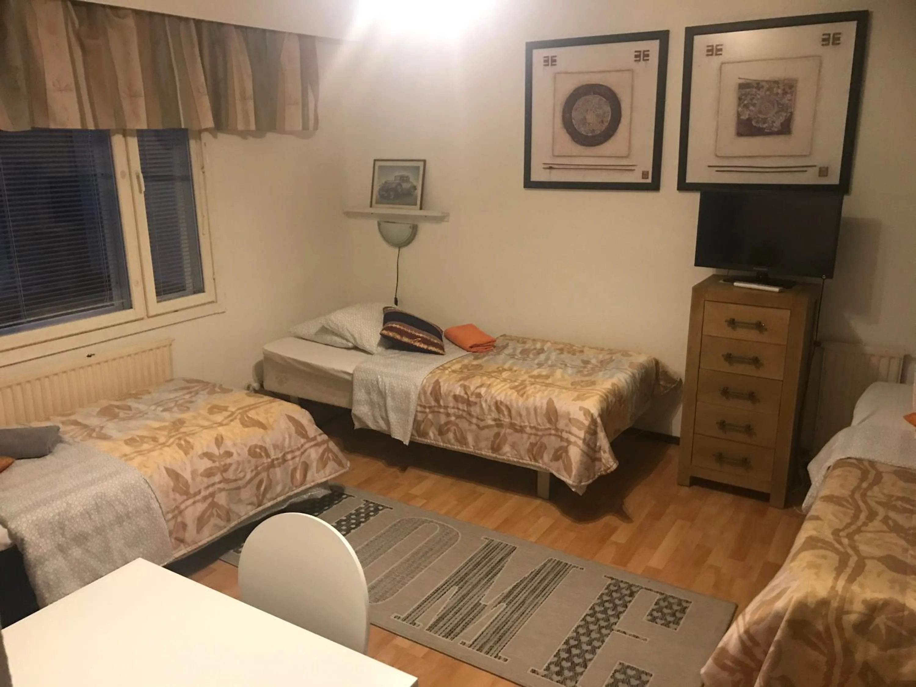 Bed in Hotel Lamminpää