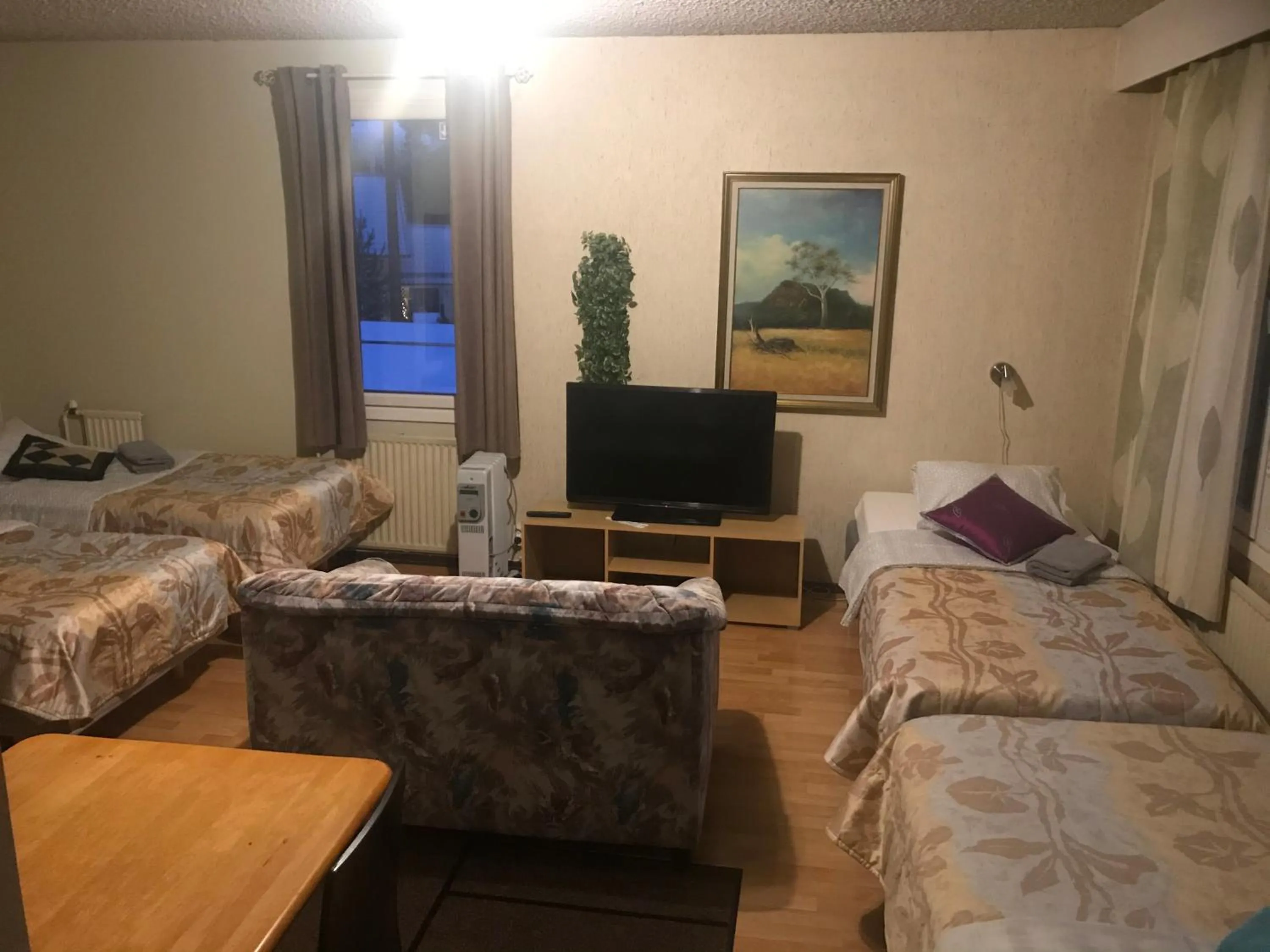 Bed in Hotel Lamminpää