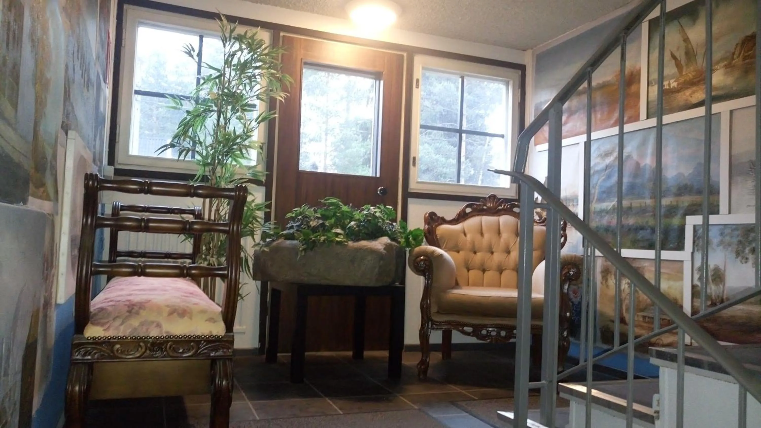 Bed in Hotel Lamminpää