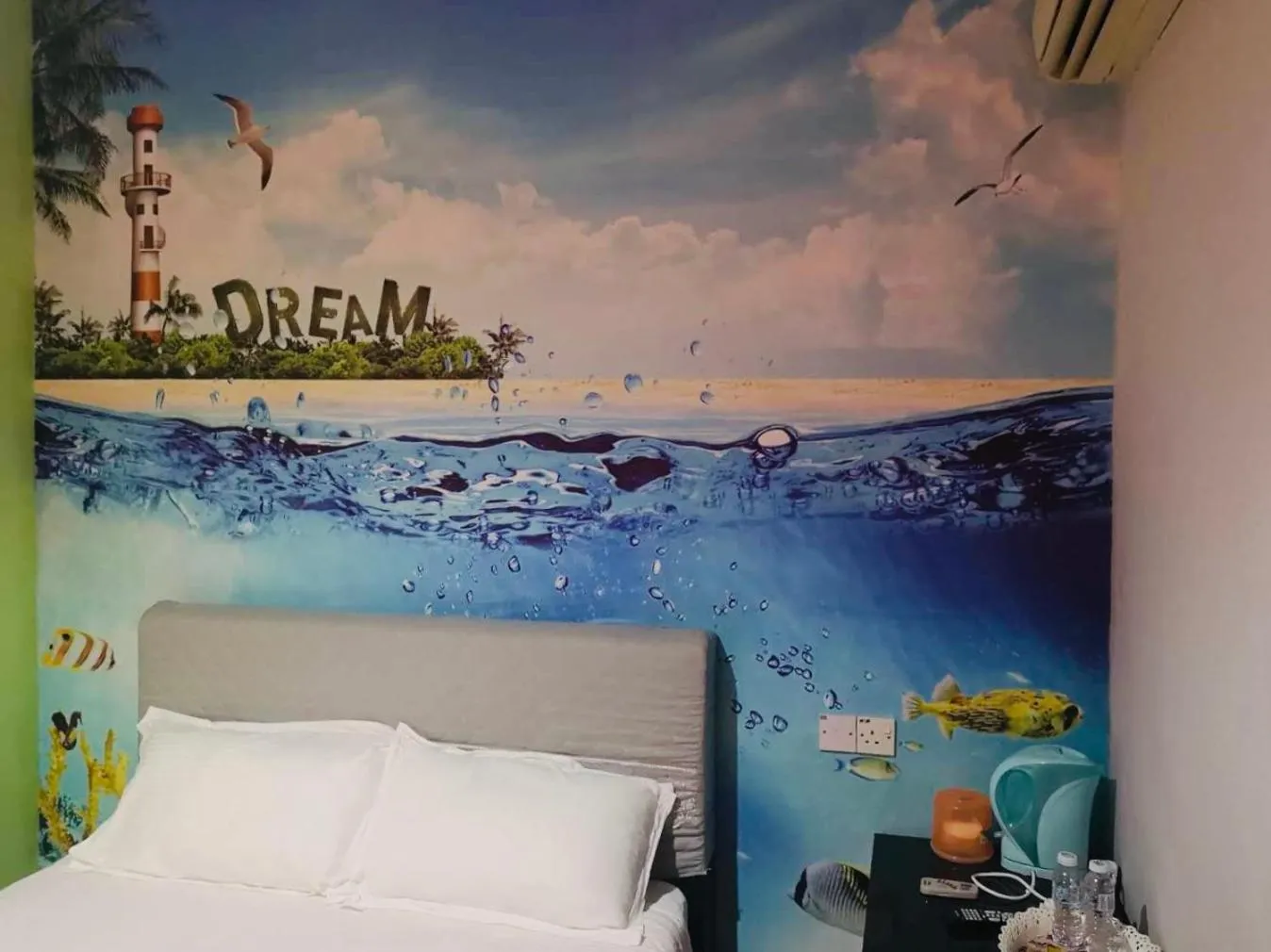 Bed in Home Inn Hotel