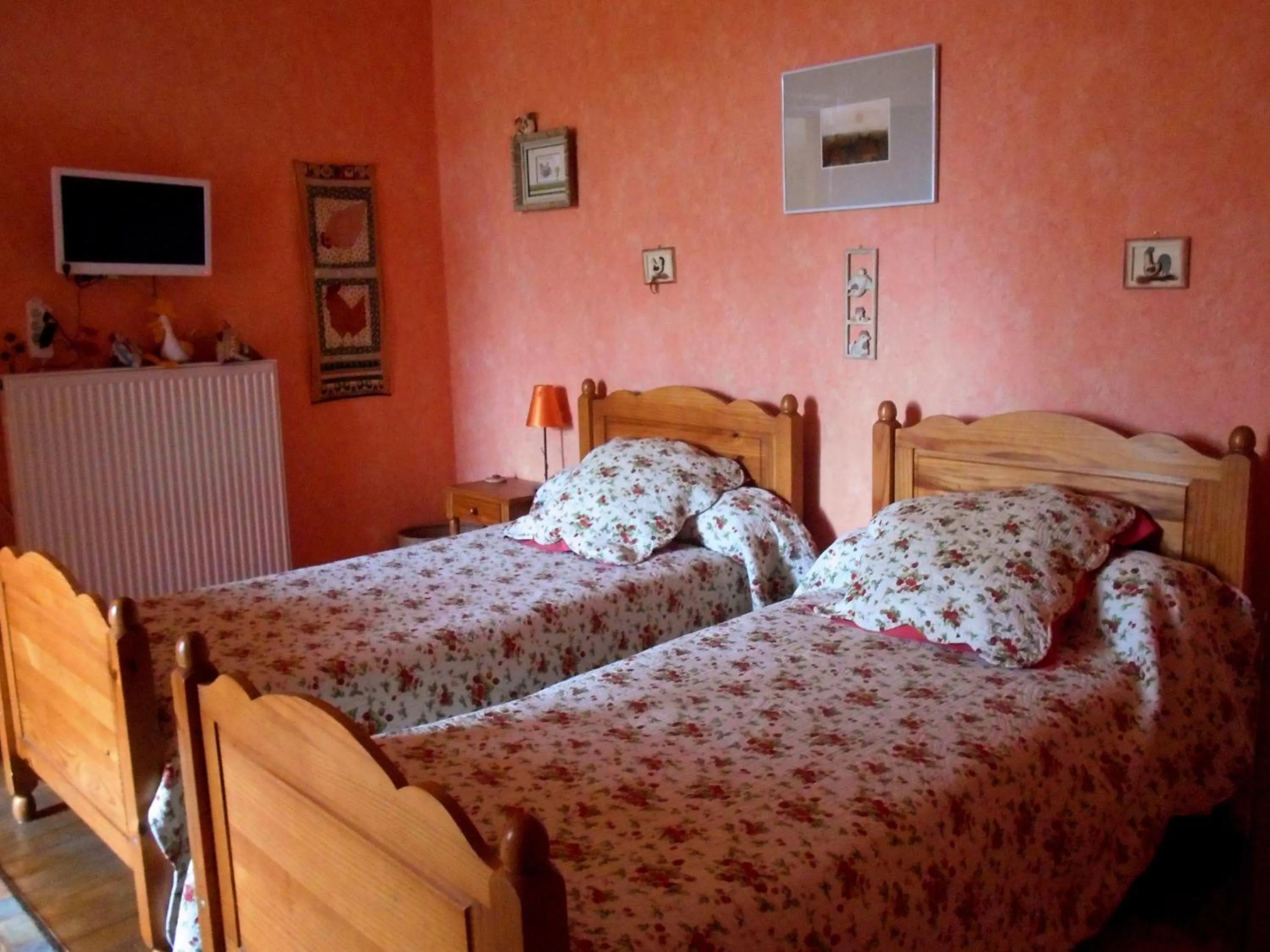 Bed in Chambres d'hôtes Au presbytère