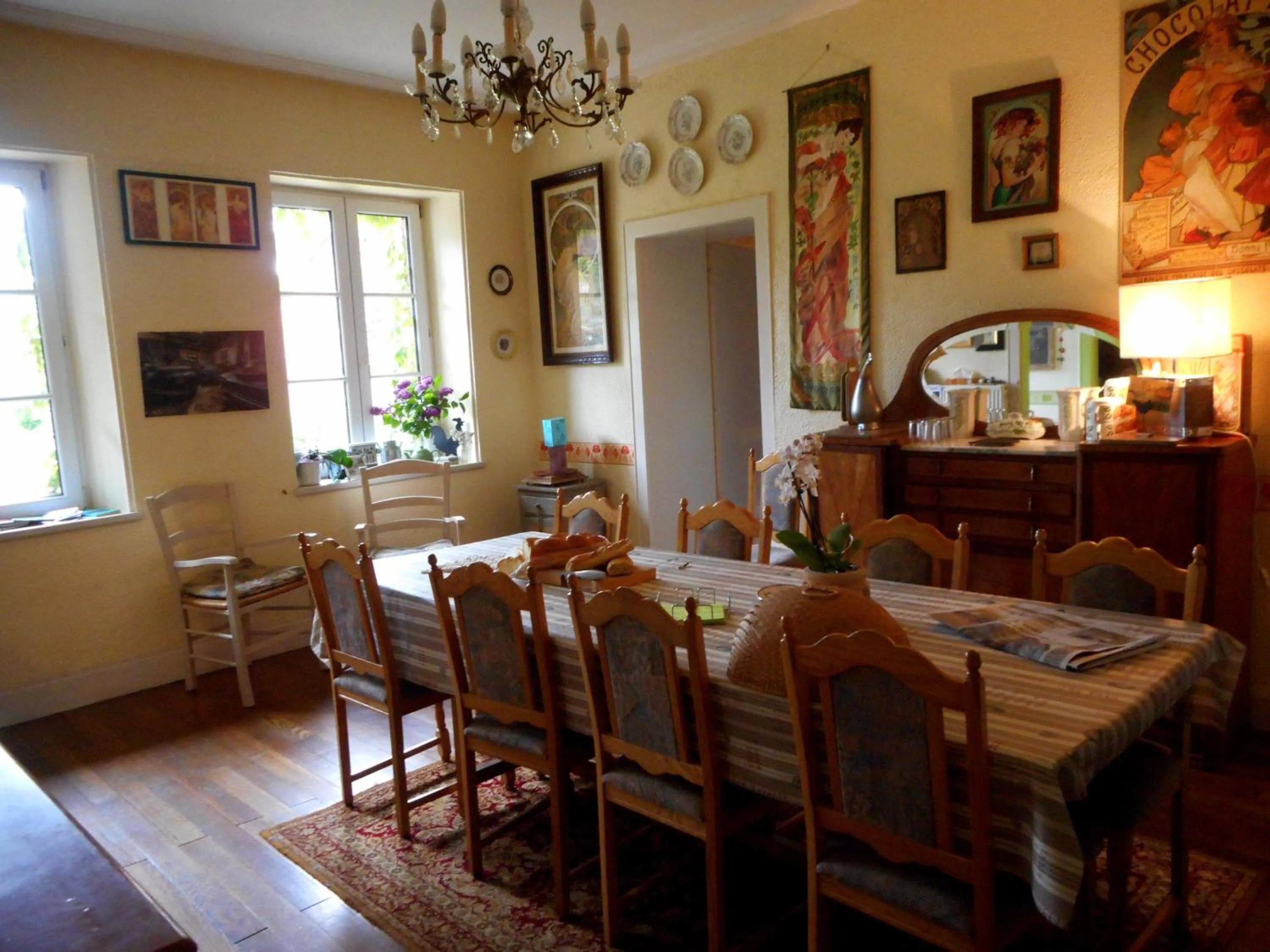 Decorative detail in Chambres d'hôtes Au presbytère