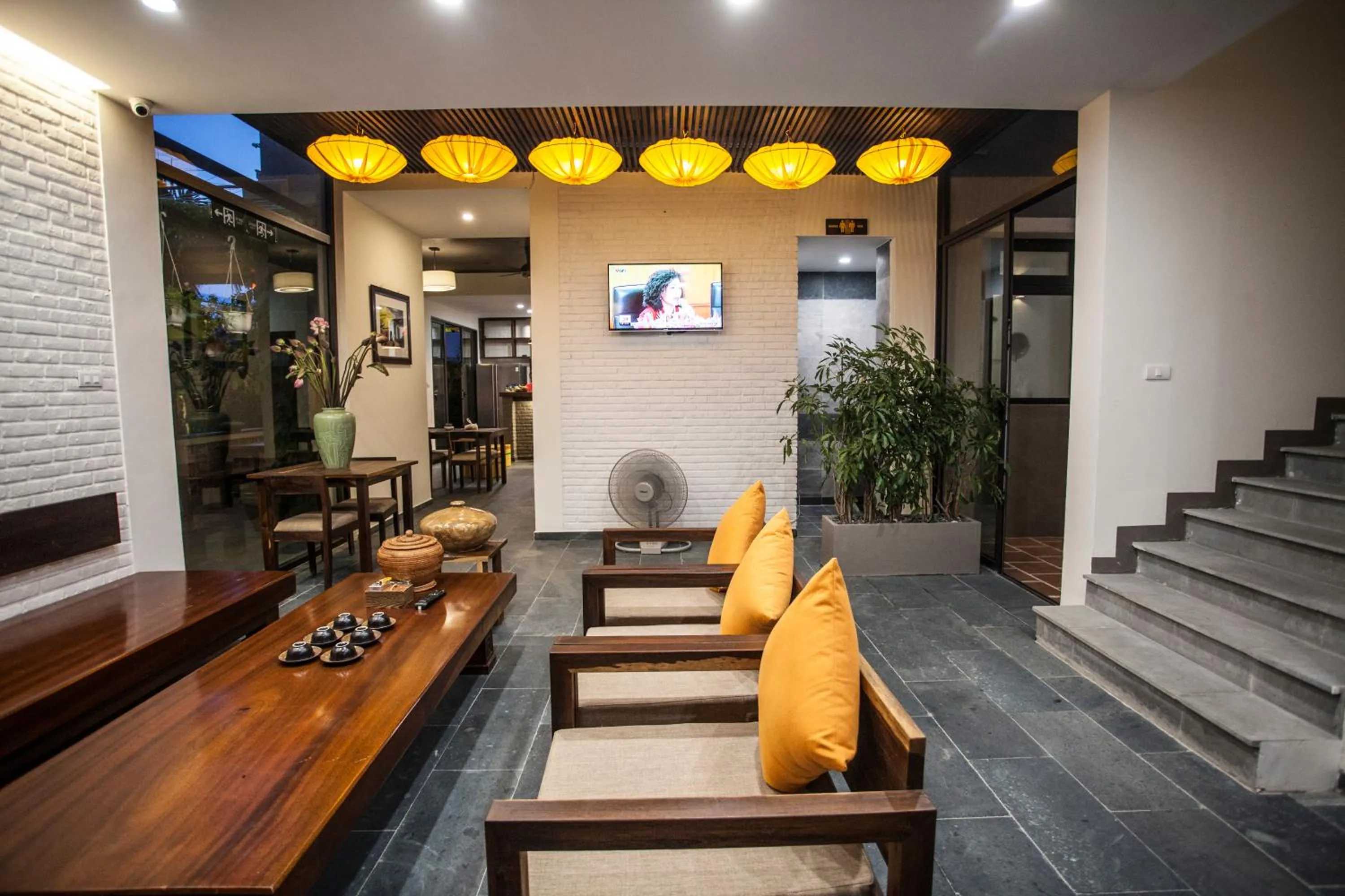 Living room in Sông Lụa (Silk River Villa)