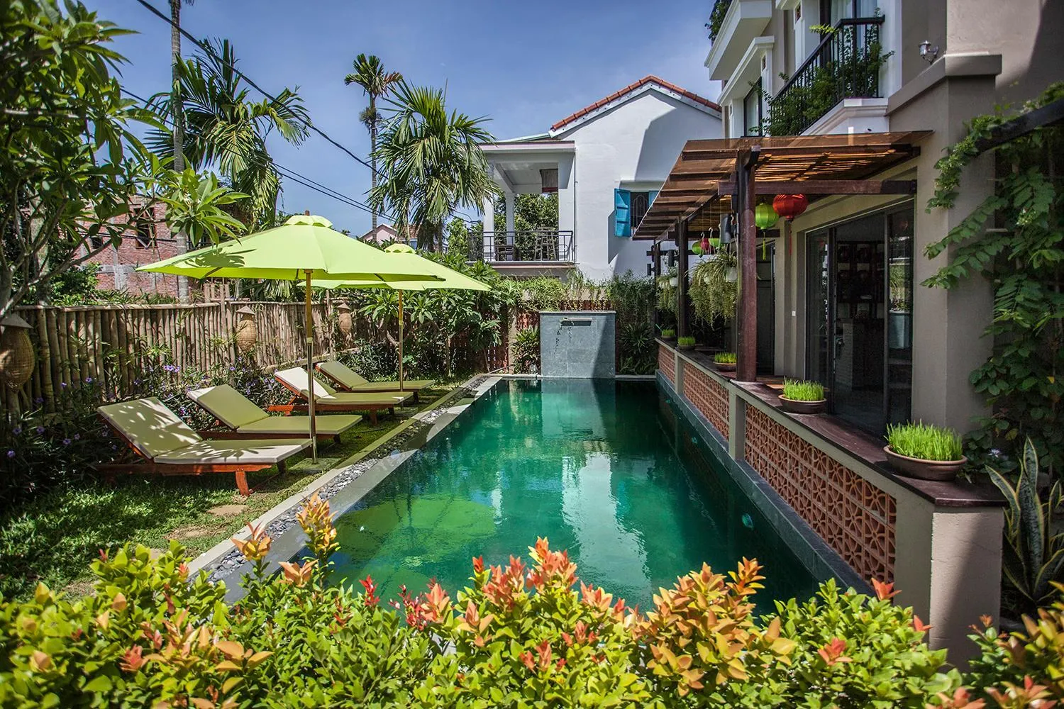 Swimming pool in Sông Lụa (Silk River Villa)