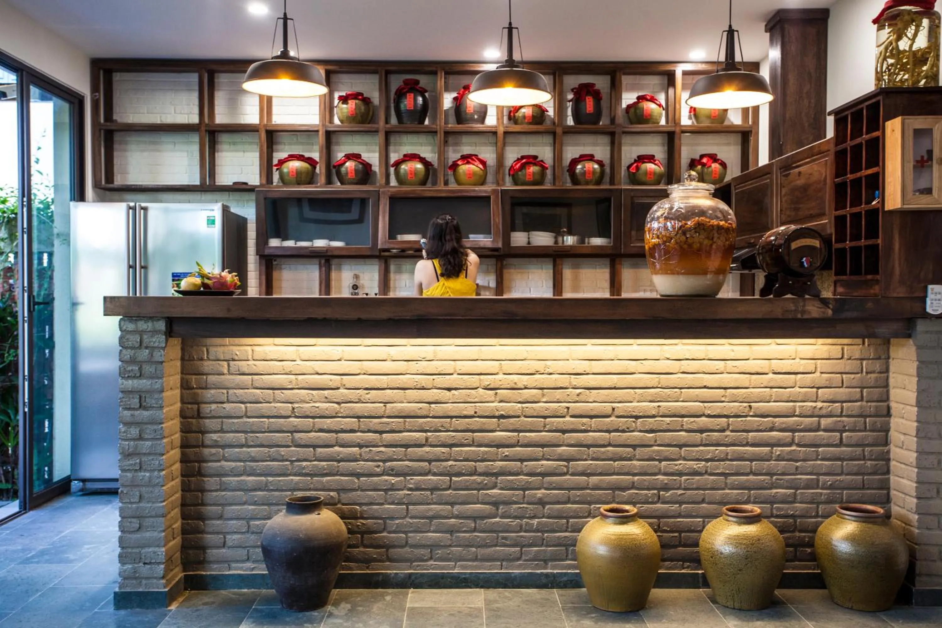 Communal kitchen in Sông Lụa (Silk River Villa)