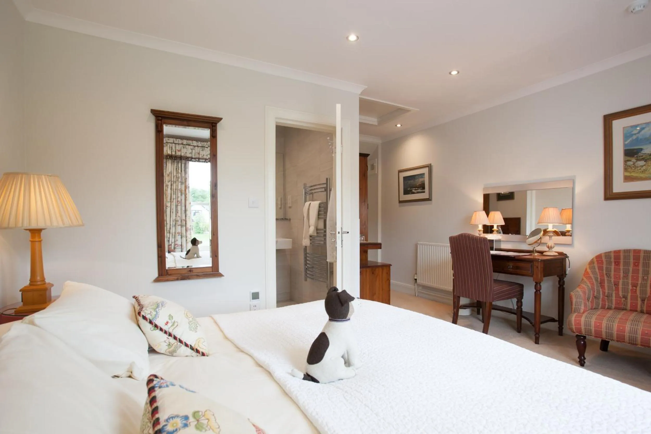 Decorative detail, Bed in Kilcamb Lodge Hotel