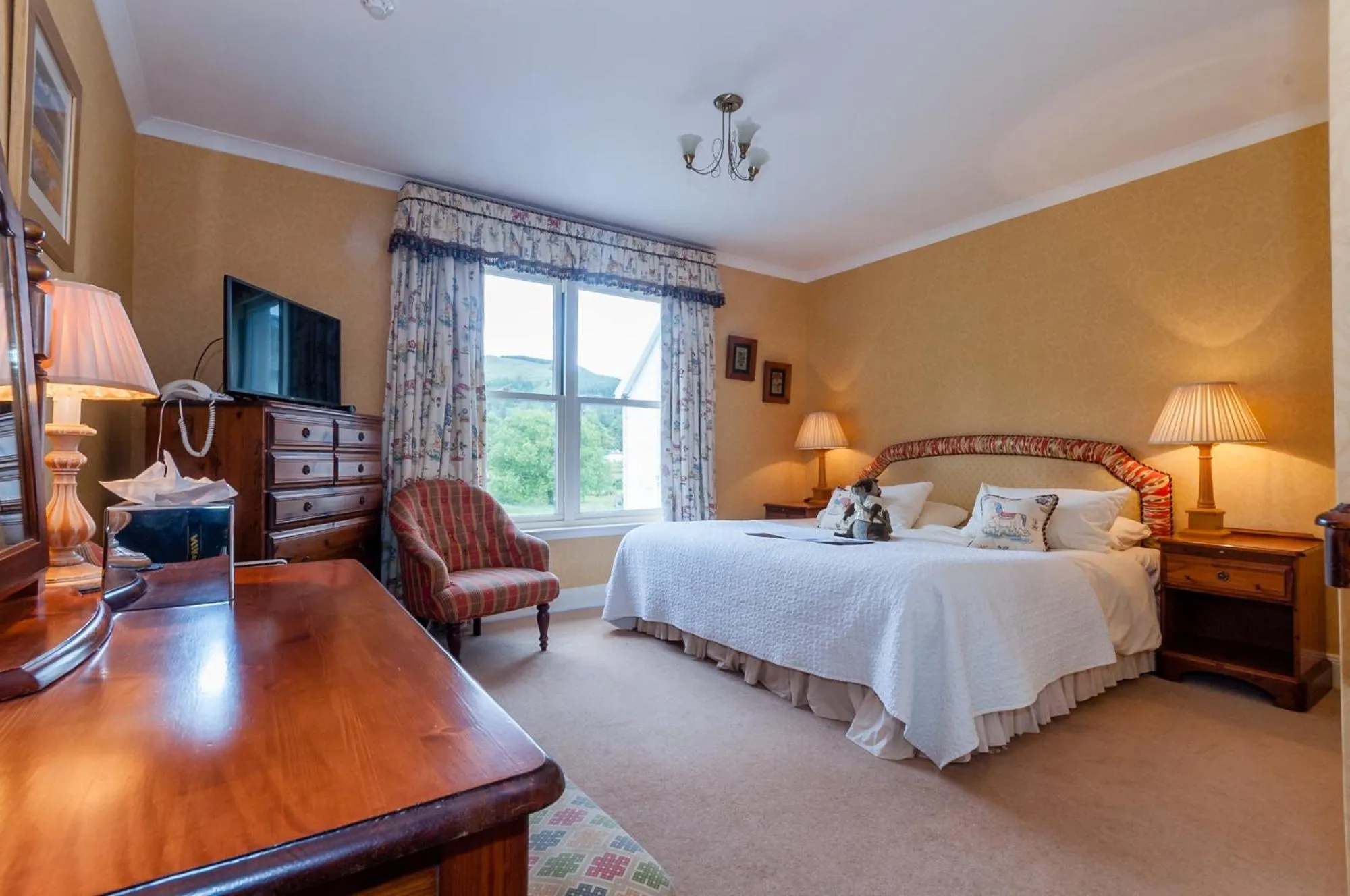 Bedroom, Bed in Kilcamb Lodge Hotel