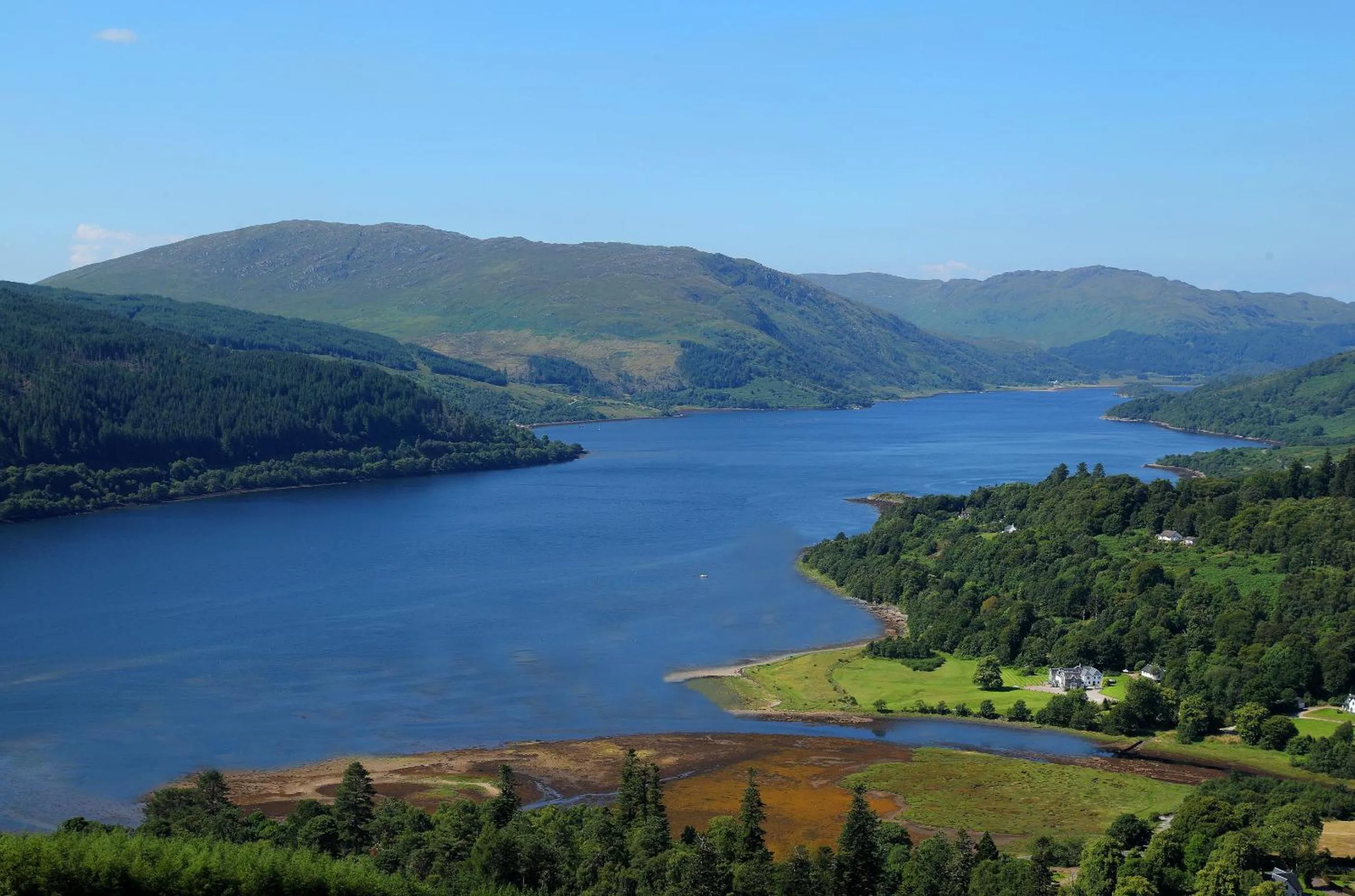 Mountain view in Kilcamb Lodge Hotel