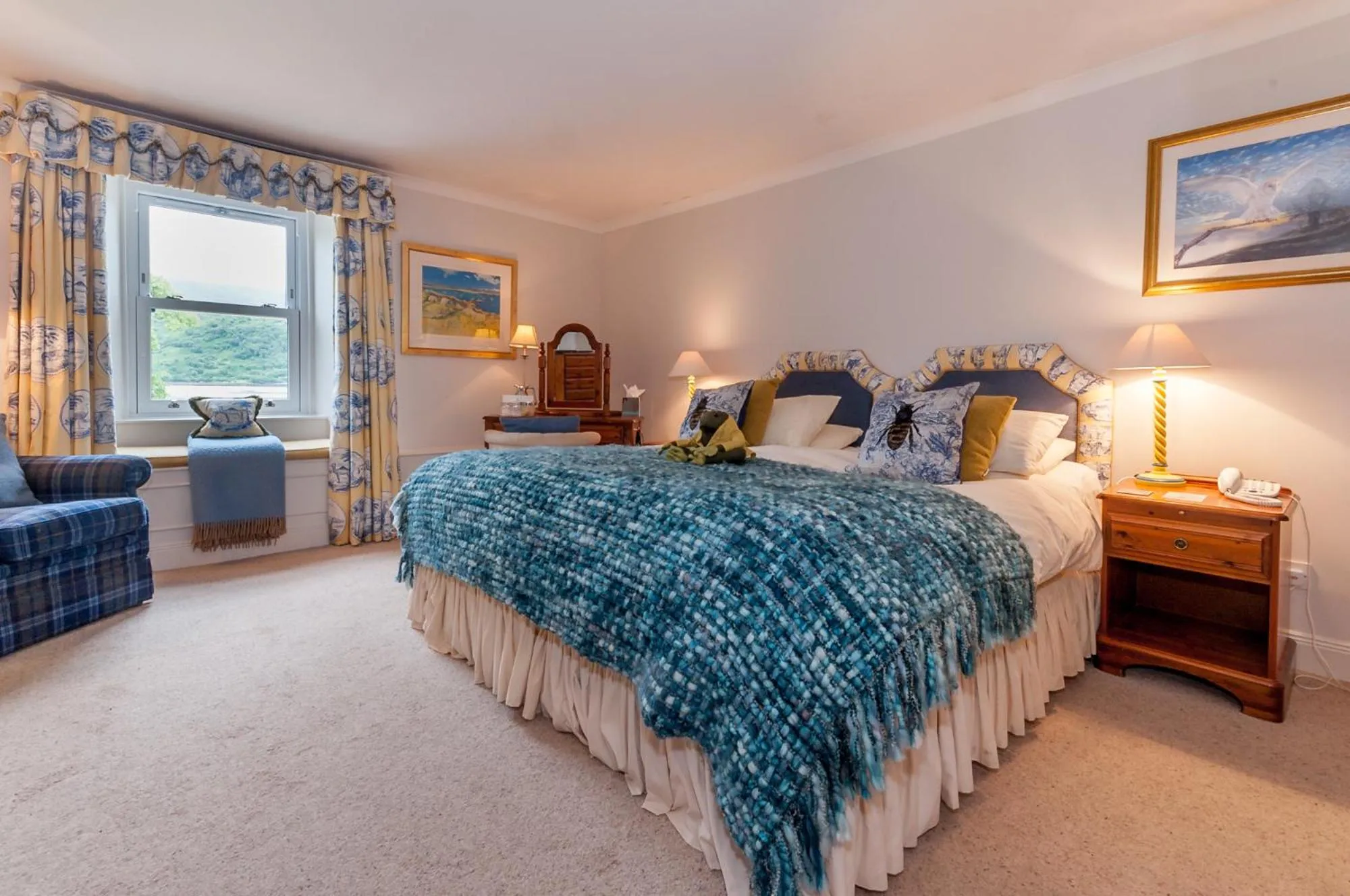 Bedroom, Bed in Kilcamb Lodge Hotel