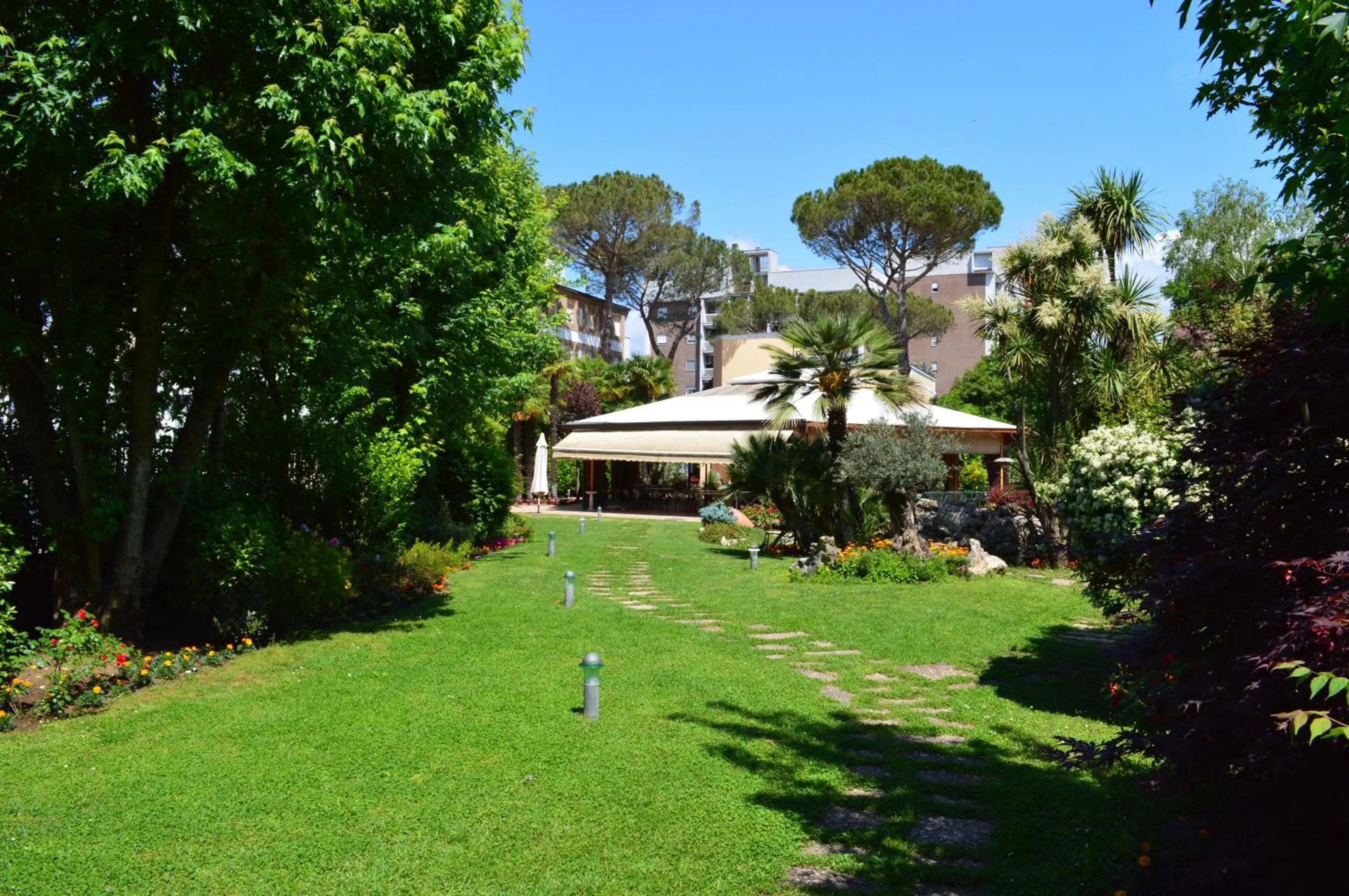 Garden in Hotel Villa Ida