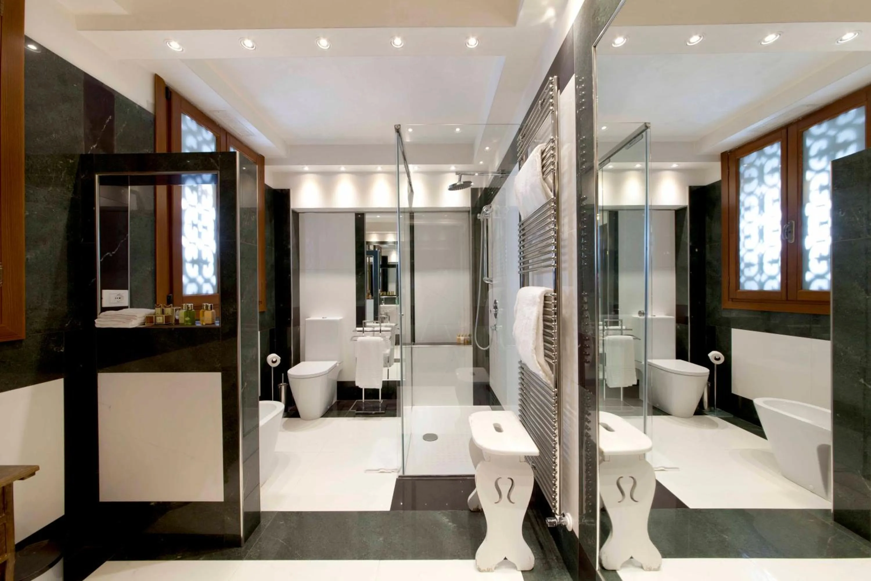 Shower in Palazzetto Pisani Grand Canal