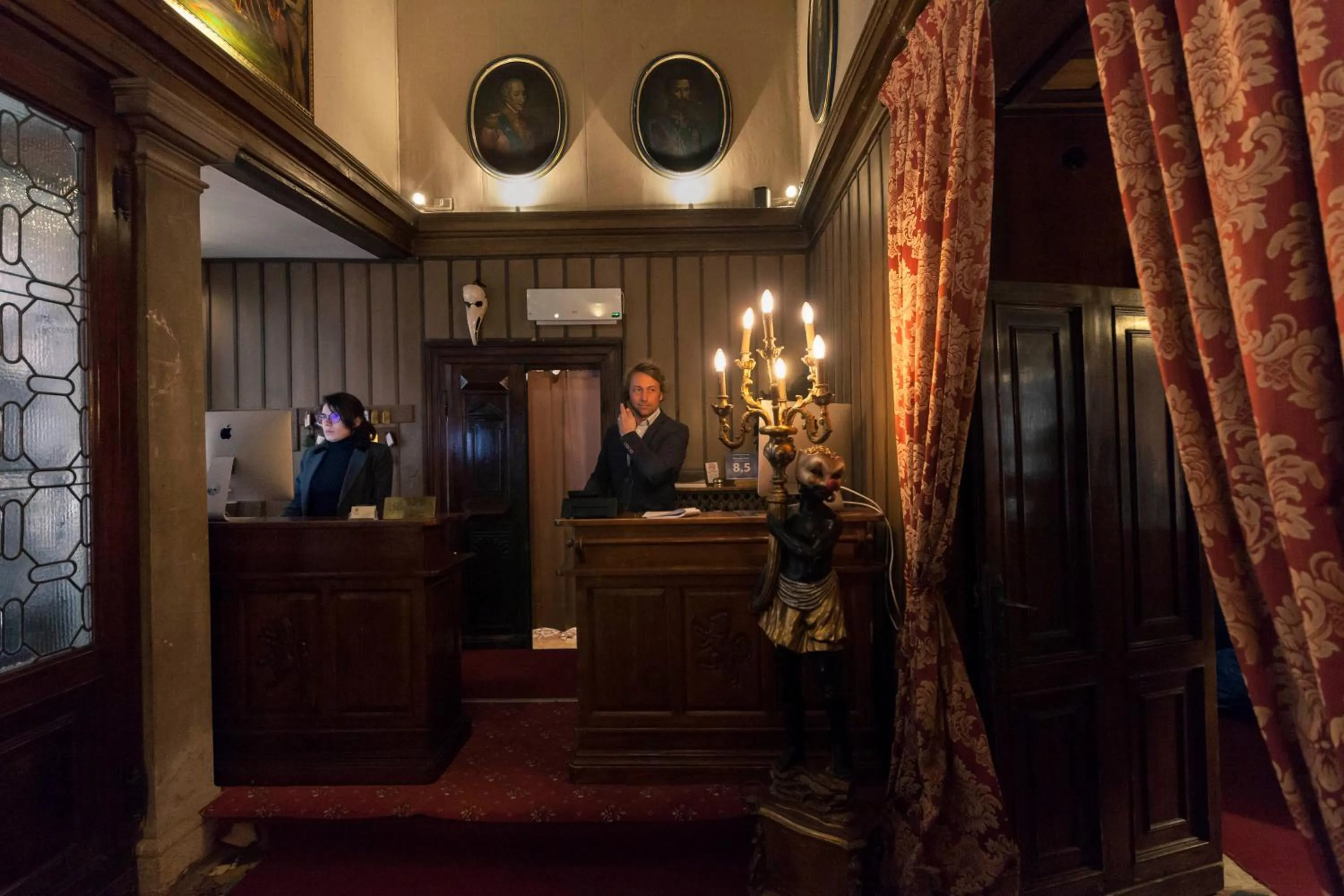 Lobby or reception in Palazzetto Pisani Grand Canal