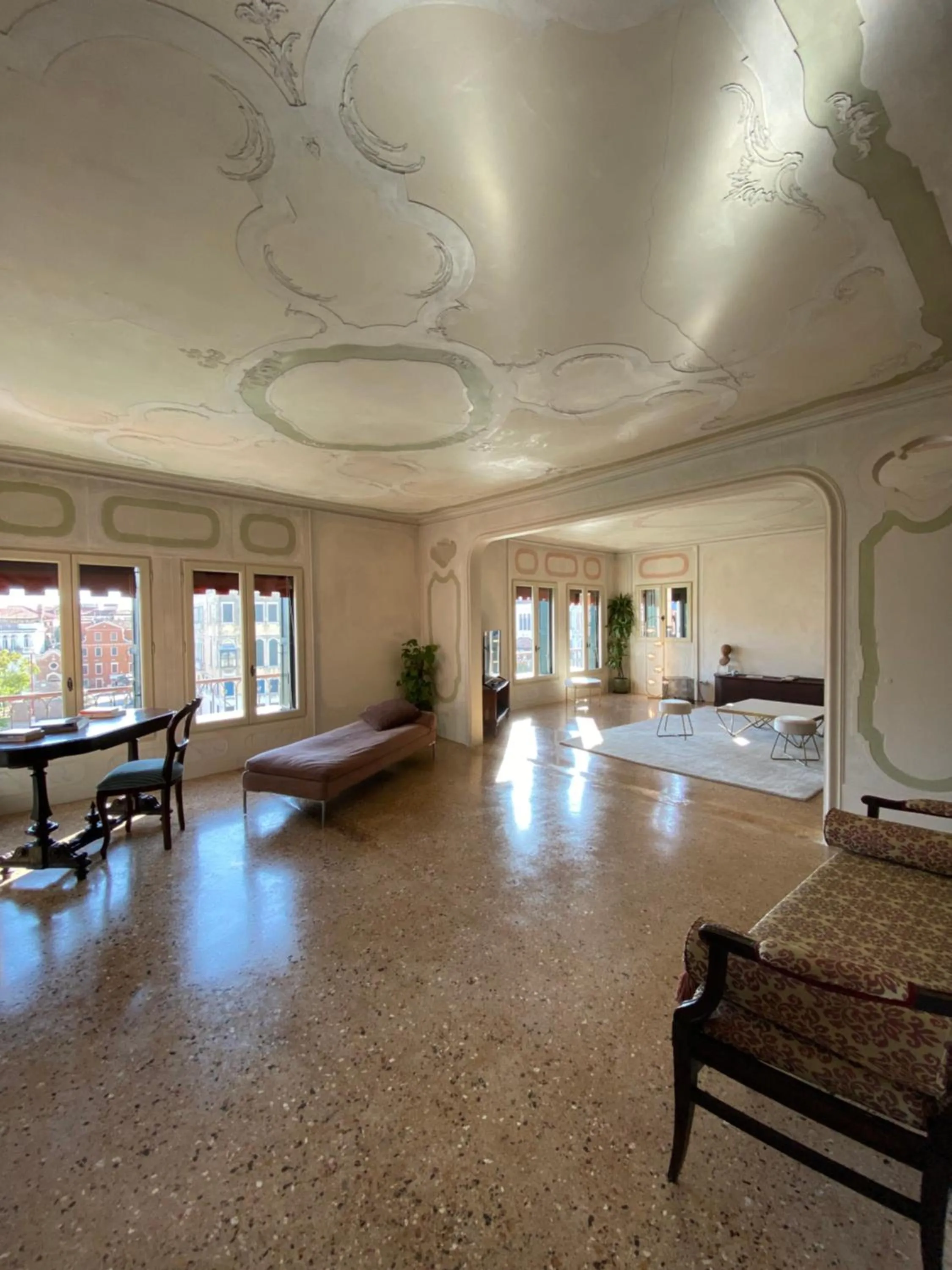 Living room in Palazzetto Pisani Grand Canal