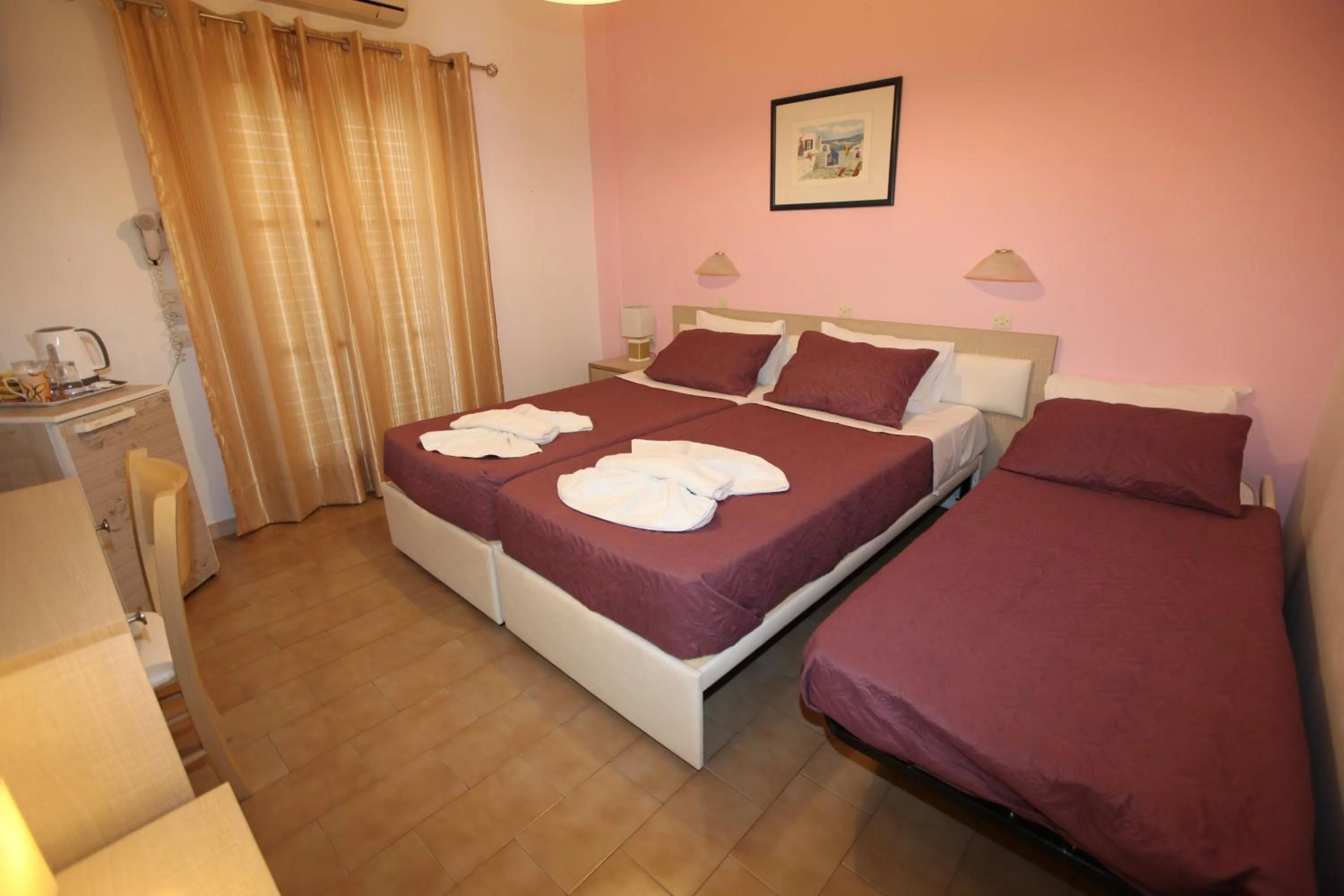 Shower, Bed in Villa Katerina