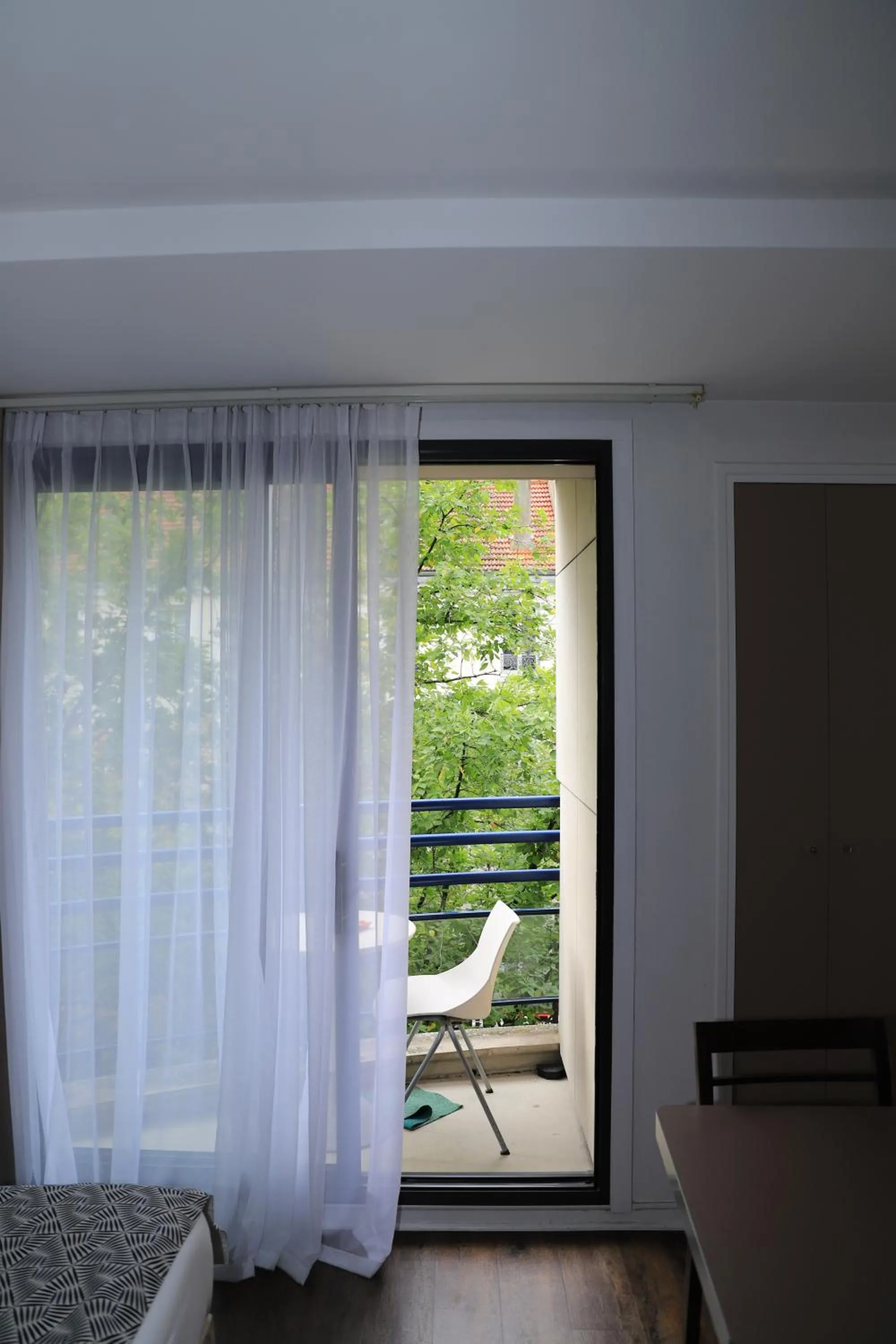 Balcony/Terrace, Bed in AMHotel Italie